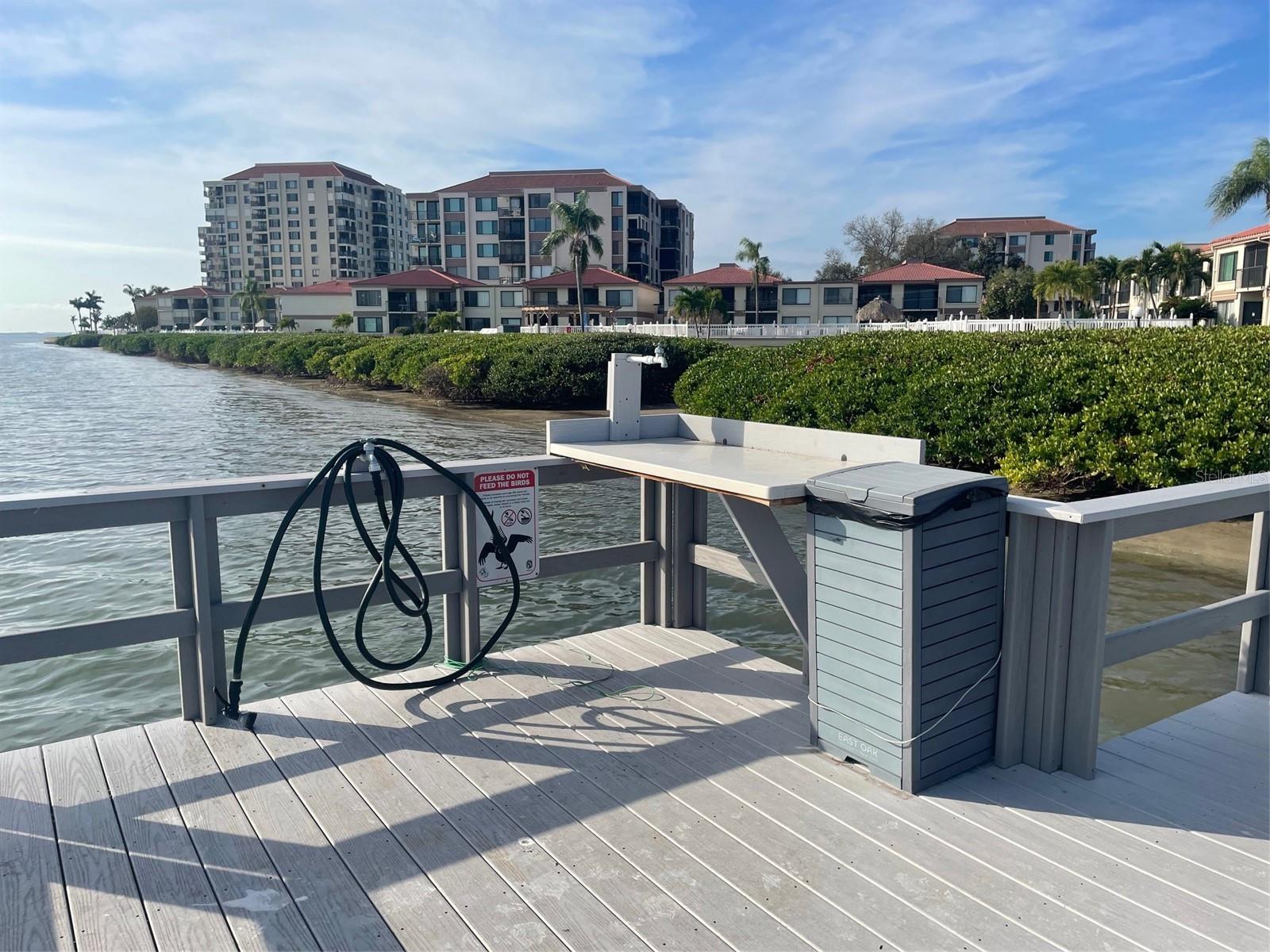 Fish cleaning station