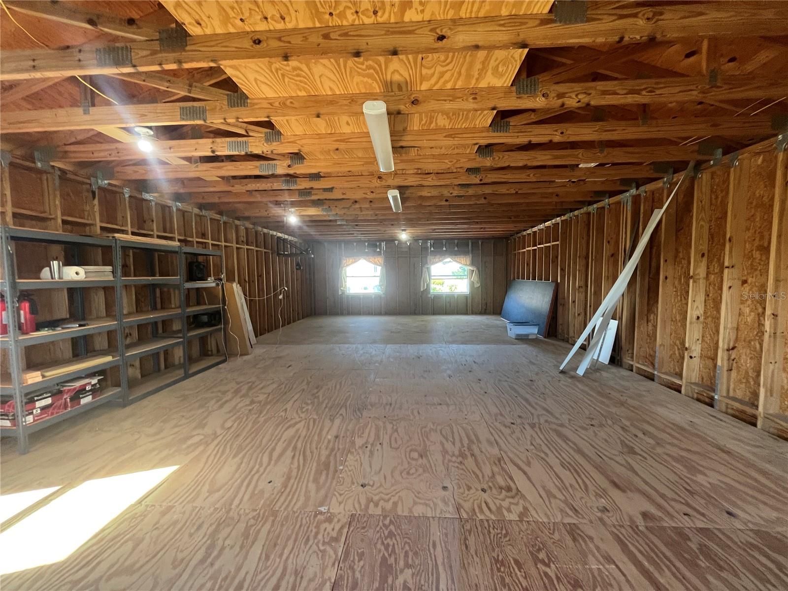 Loft above garage 880 sq ft