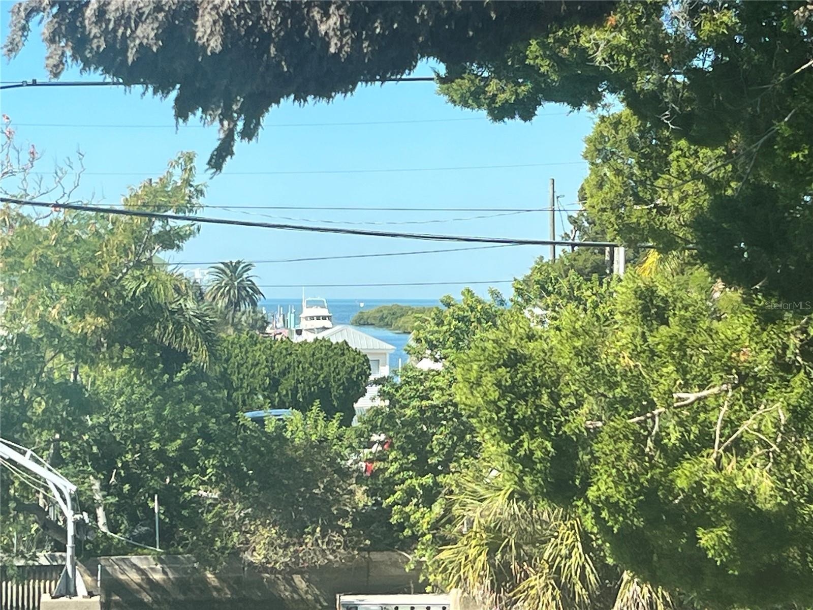 Gulf view from loft window