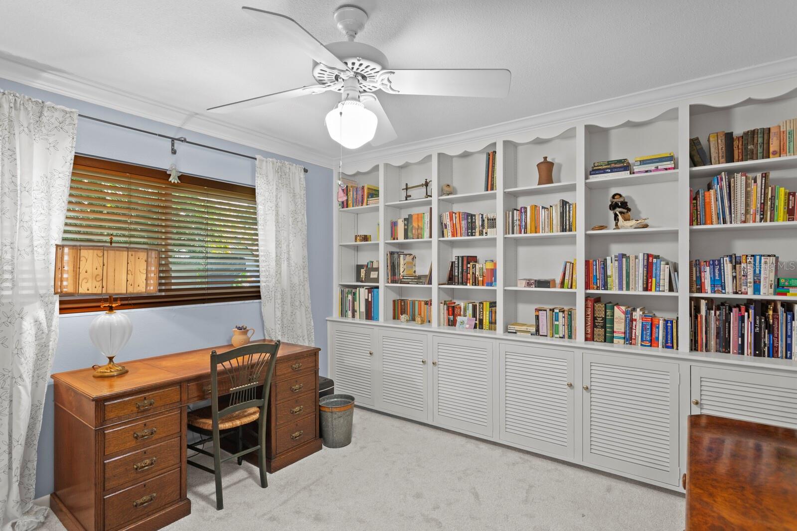 3rd Bedroom with built-ins