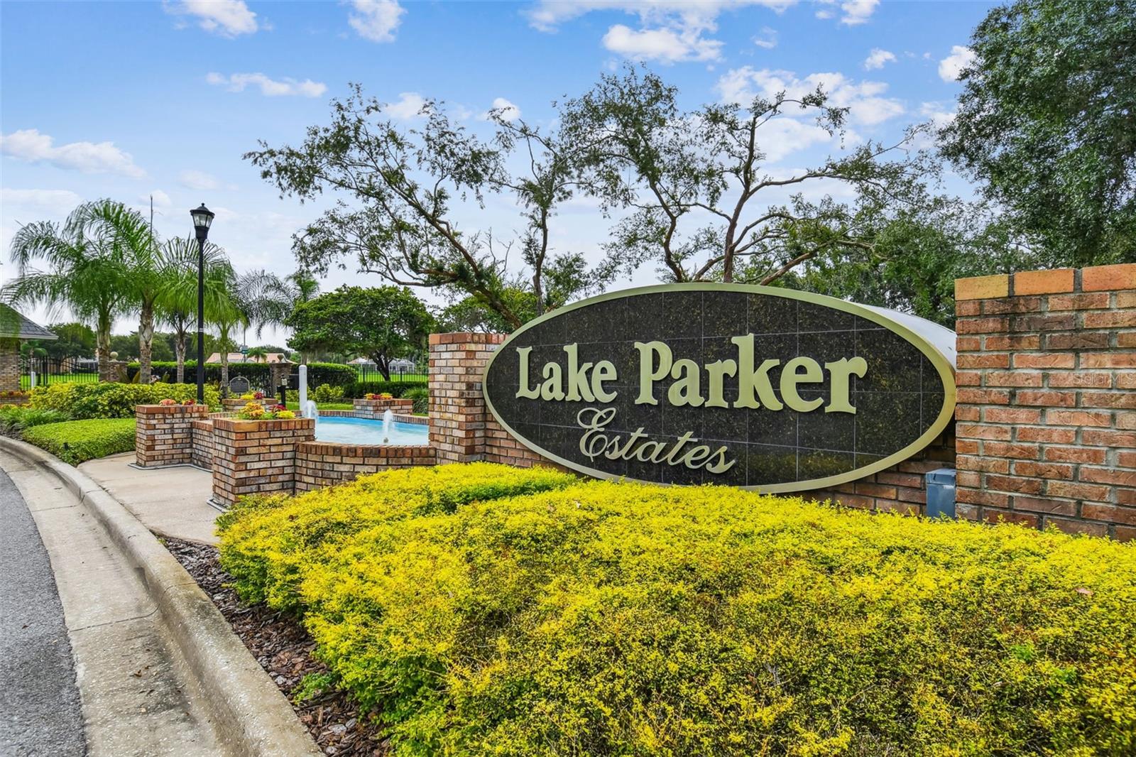 Lake Parker Estates is a well-maintained gated neighborhood with NO CDD and a low HOA