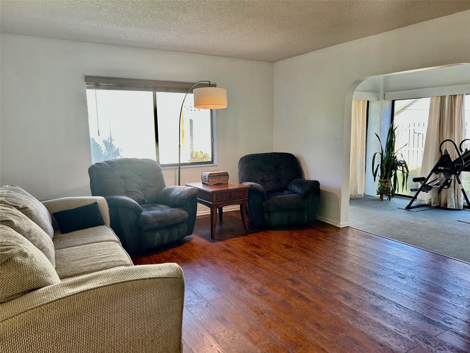 Great Room Open To Large Porch