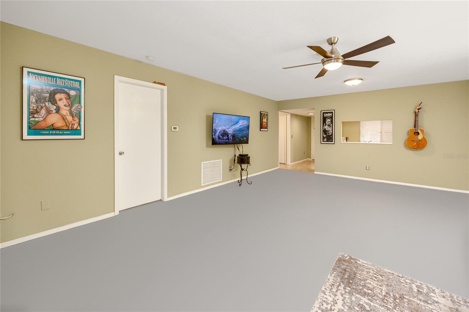 View of the kitchen from the living room