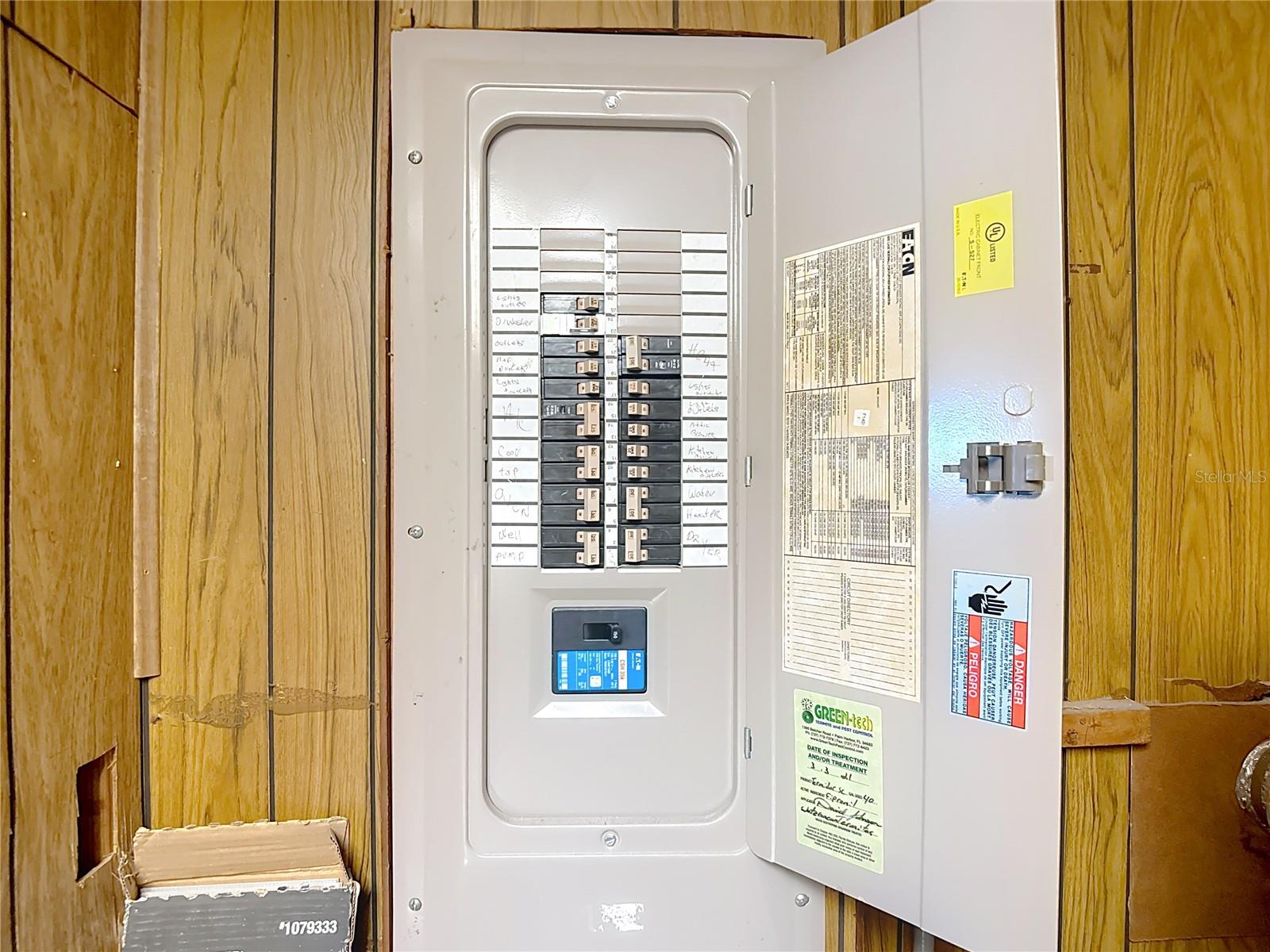 updated electric panel