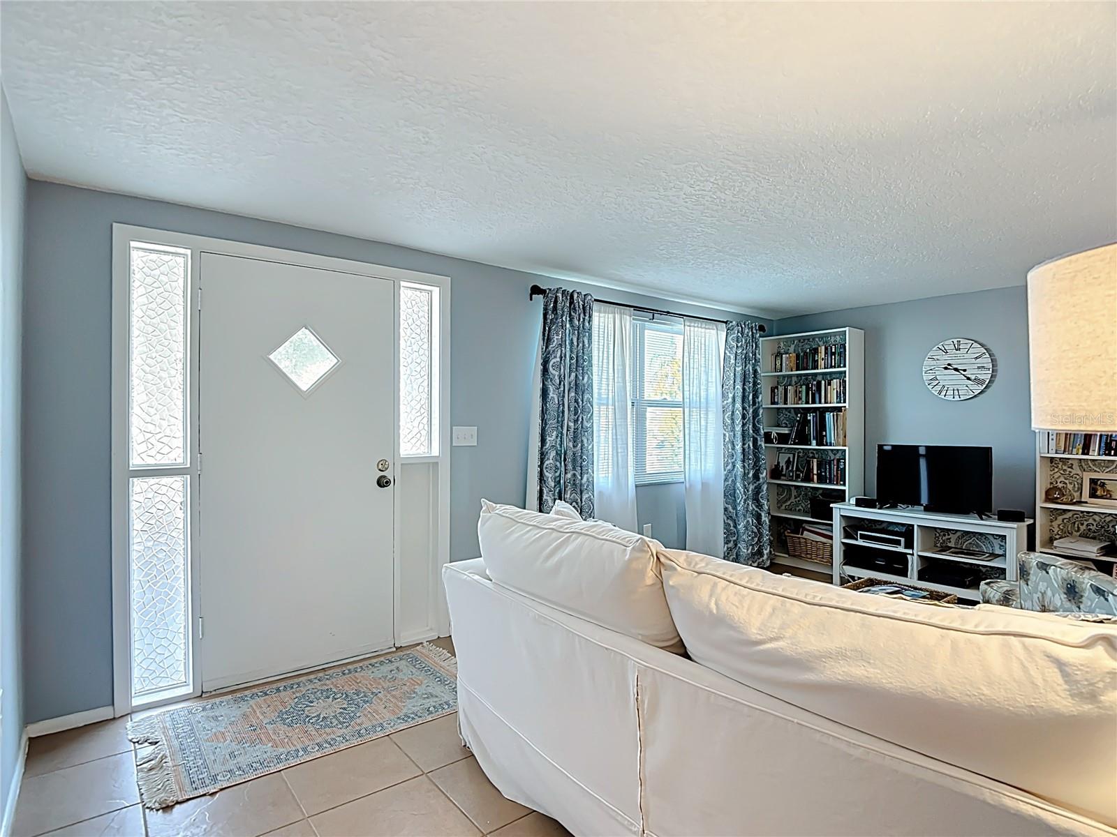 living area and entrance