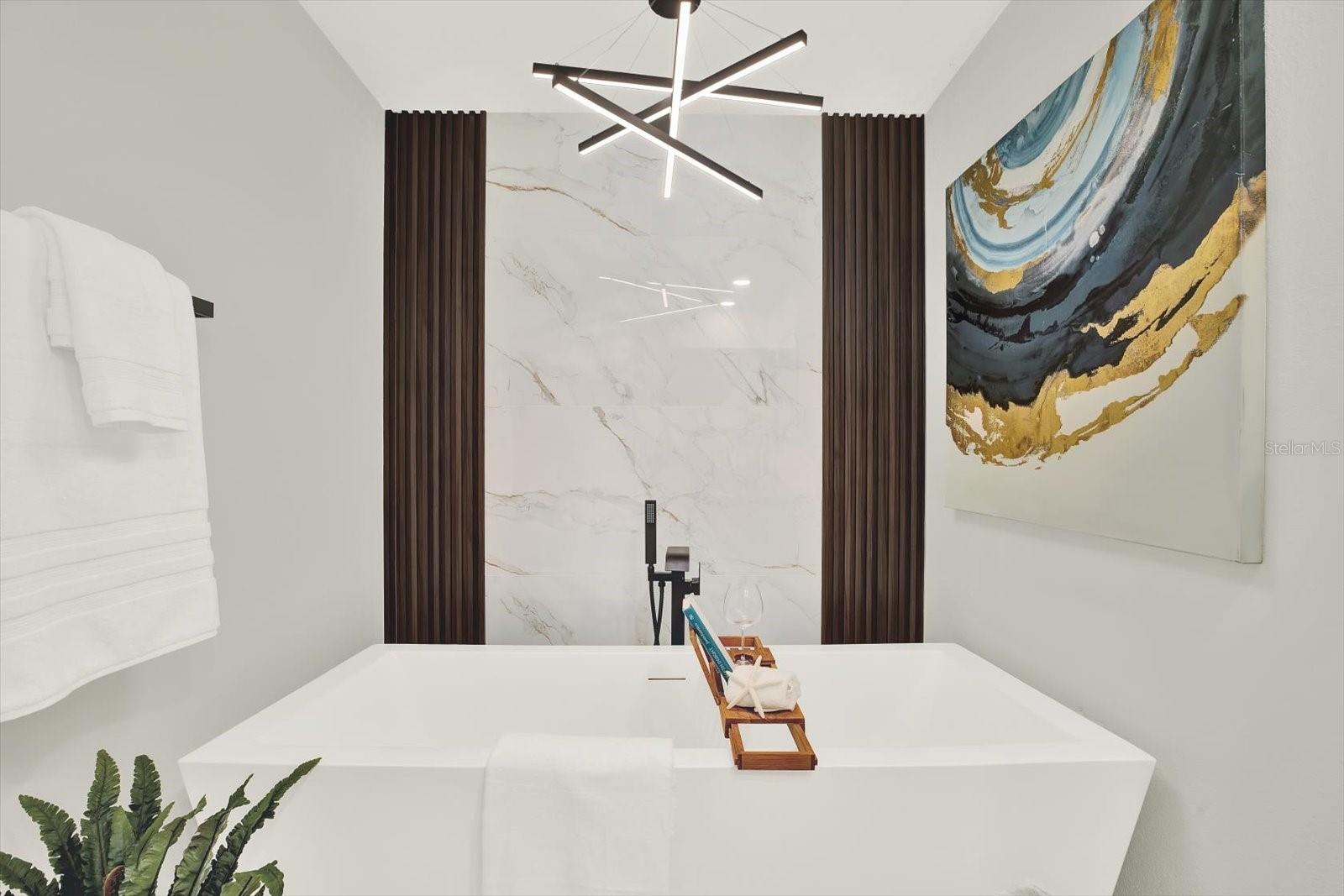 SPA TUB - pamper yourself.  You deserve it!