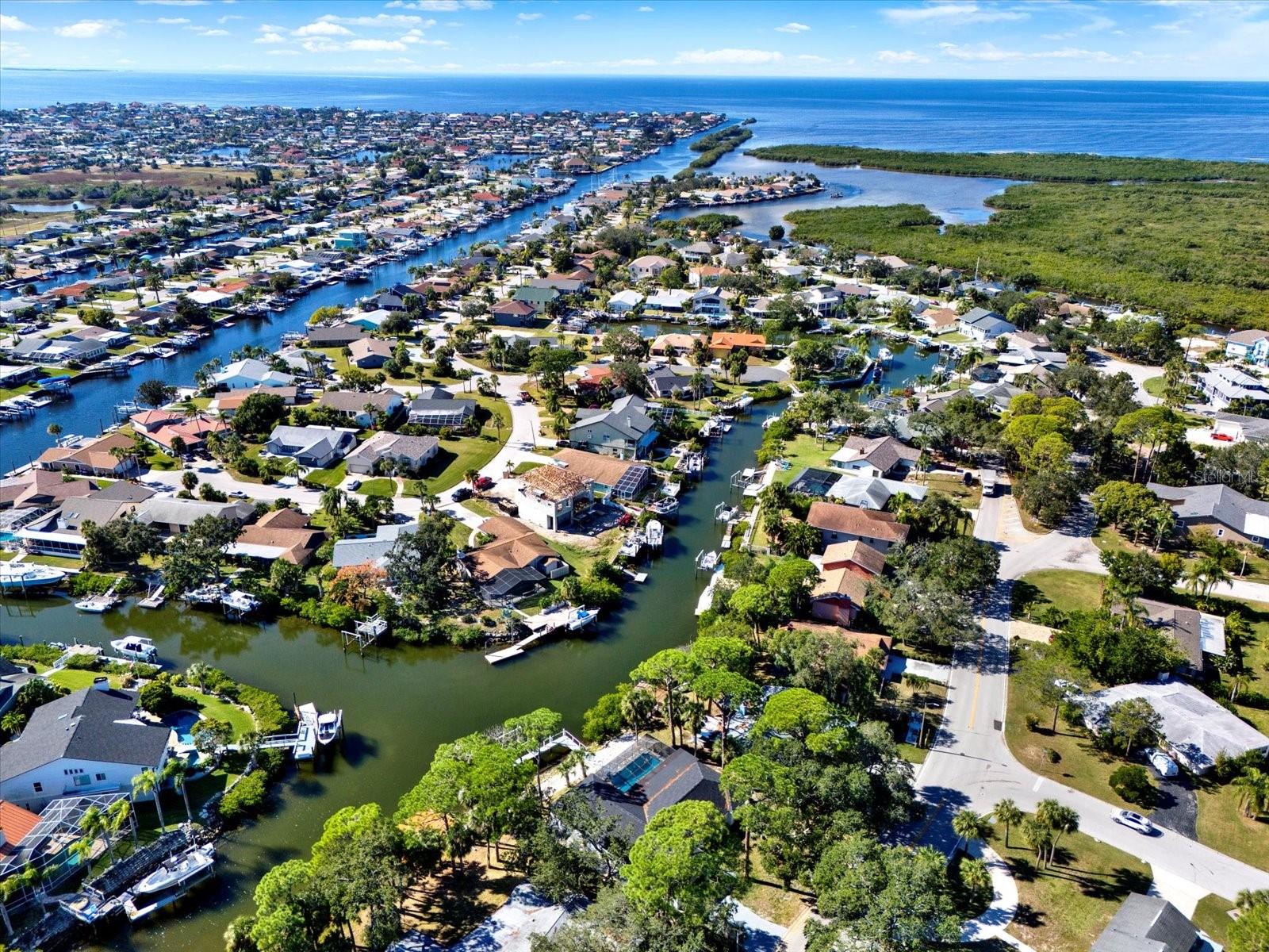 Minutes to the open Gulf Waters!