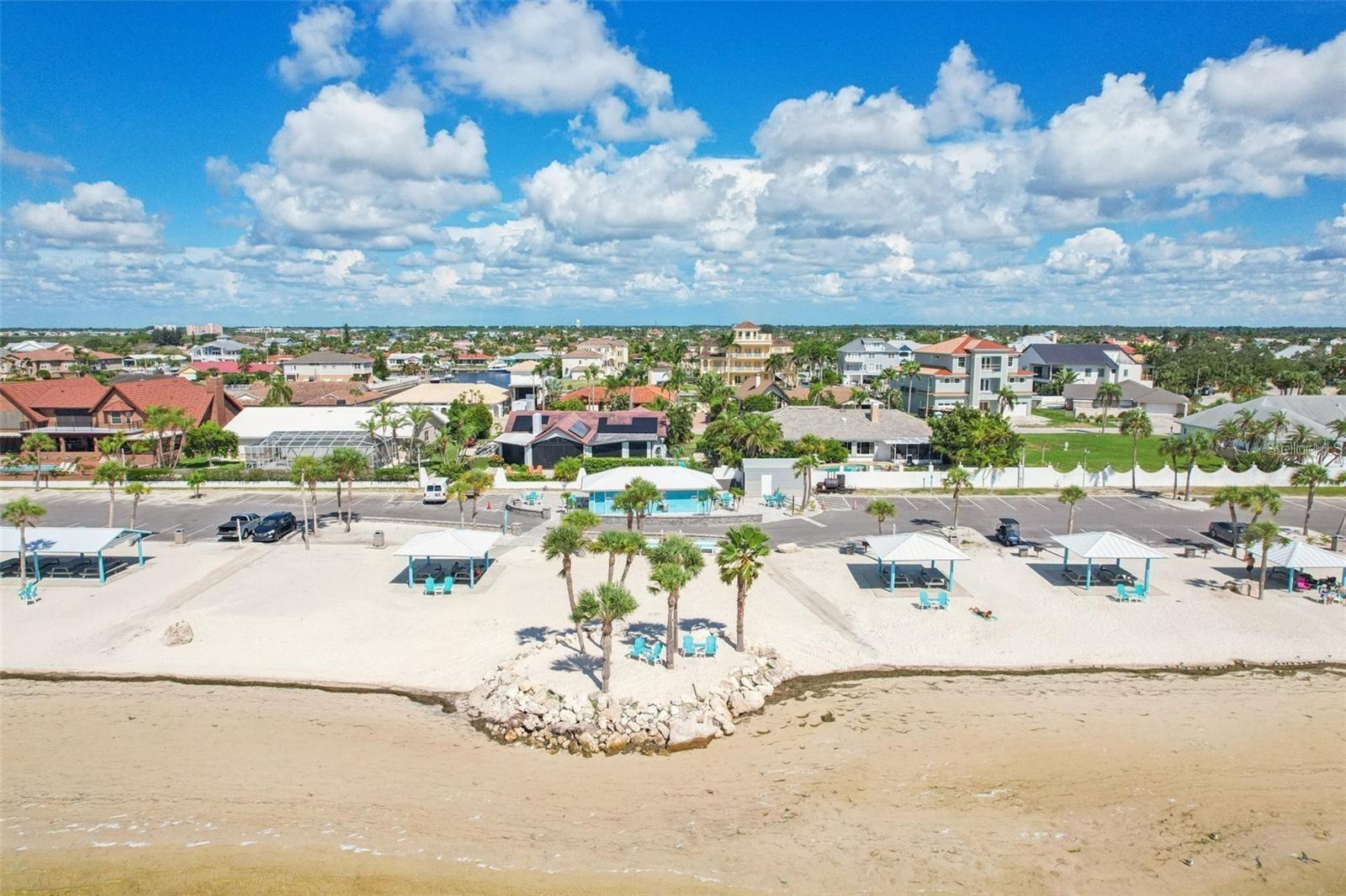 Private Beach Club - optional to join.