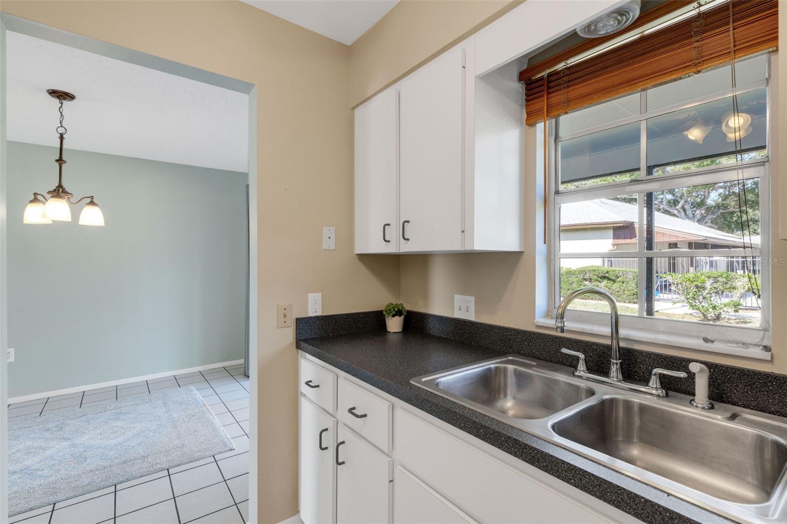 View of Pool from your kitchen sink!