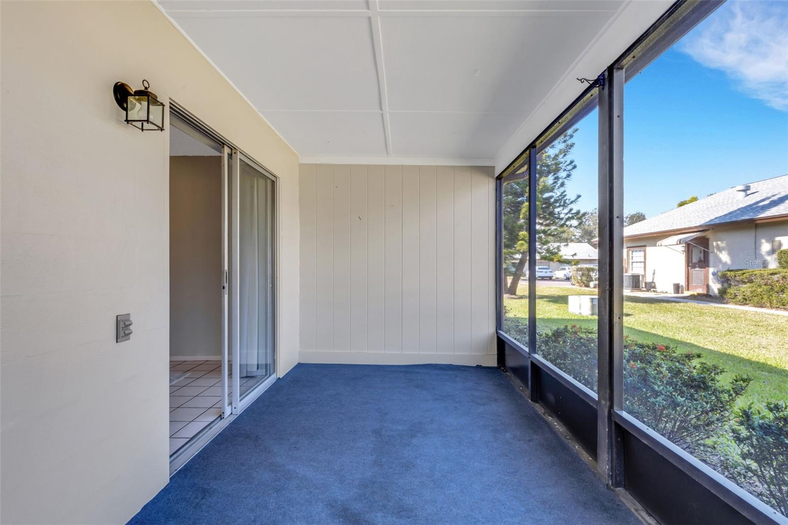 The brown door in the distance is the LAUNDRY FACILITES!