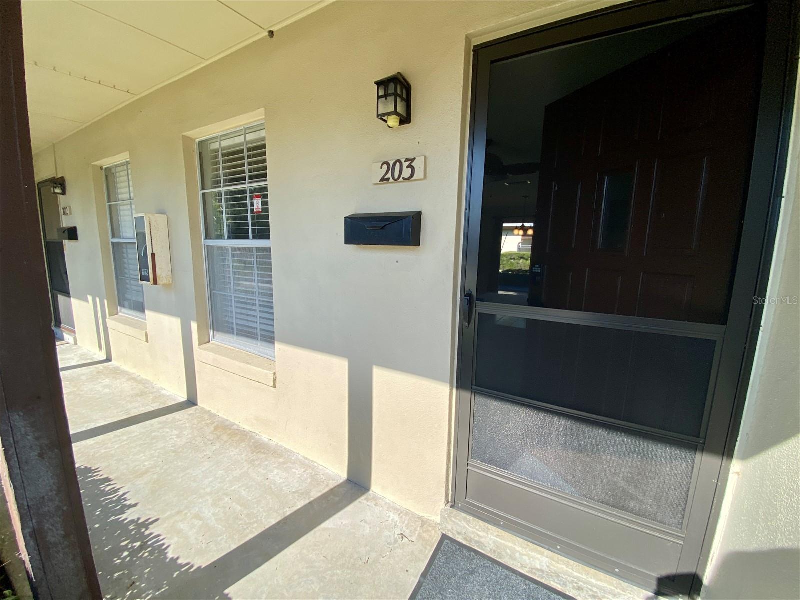 Walk it and your eye goes right out to the pool