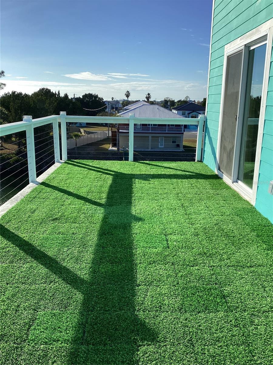 Balcony off of Primary Bedroom