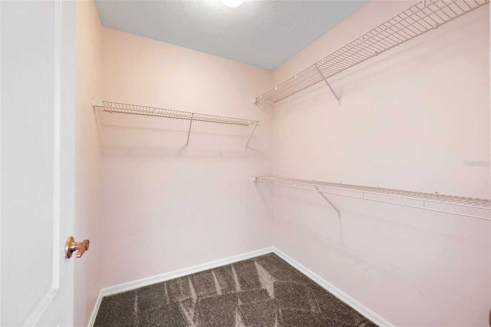 2nd bedroom walk in closet