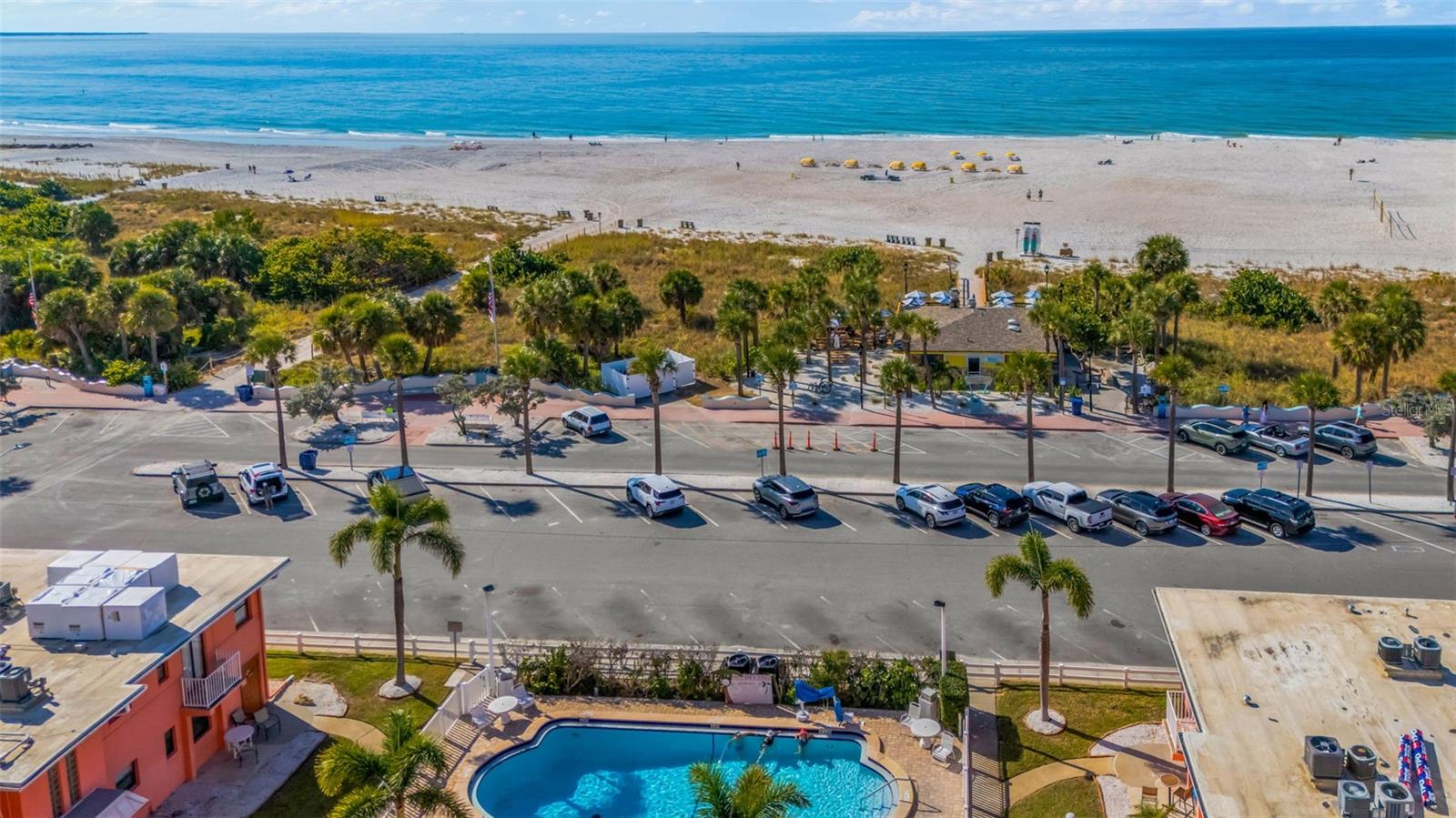 Just steps from the Gulf -- no busy streets to cross!