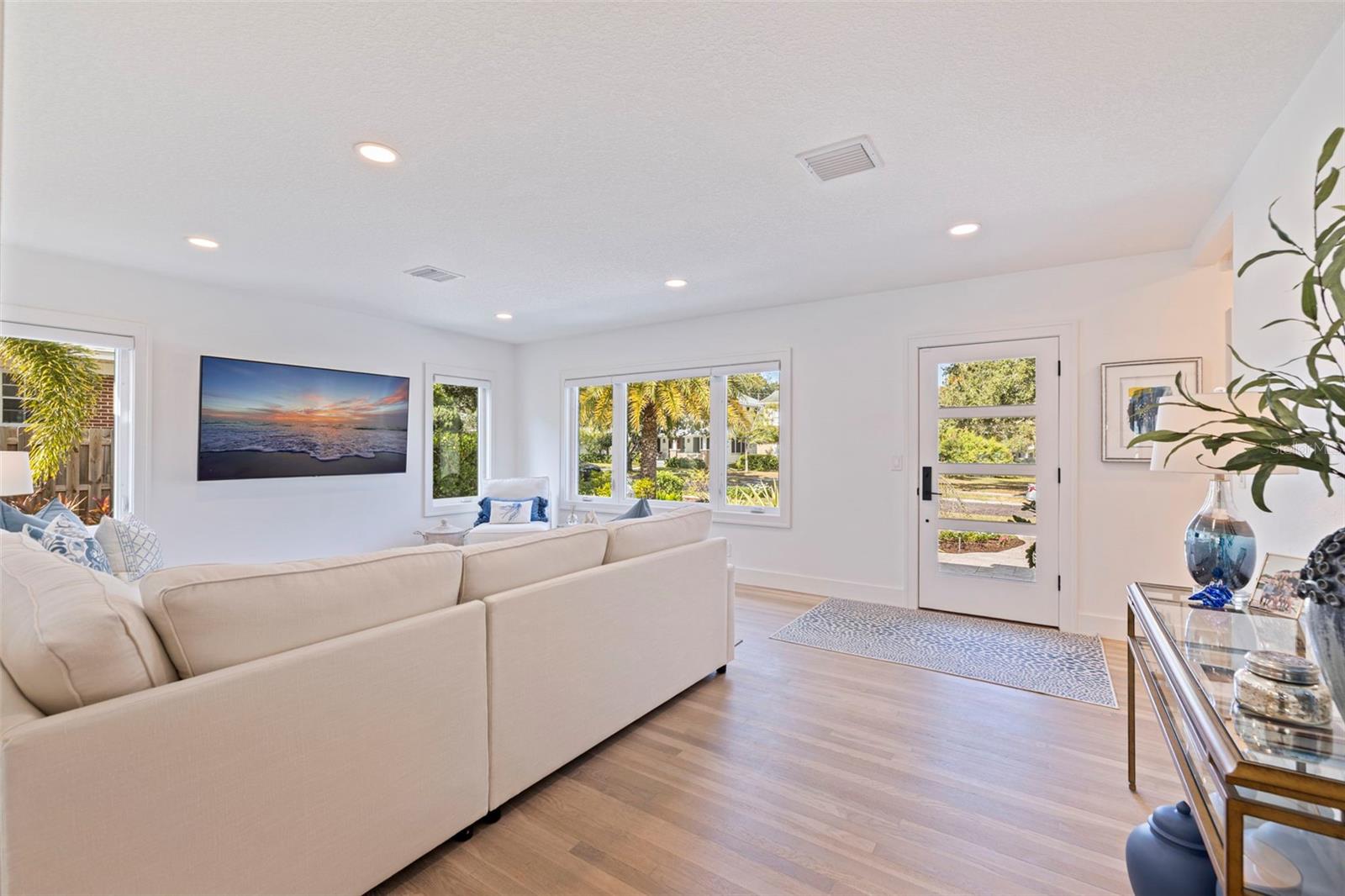 Natural light throughout the entire home