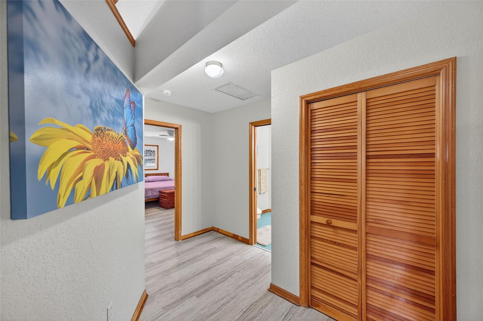 hallway to bedrooms from family room