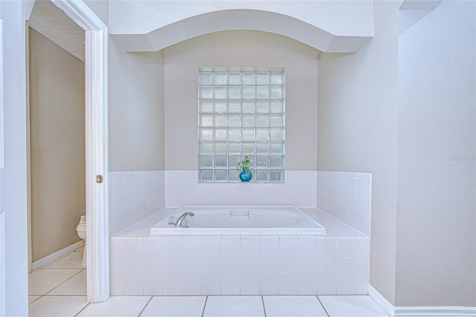 Multiple windows create a bright, airy oasis.