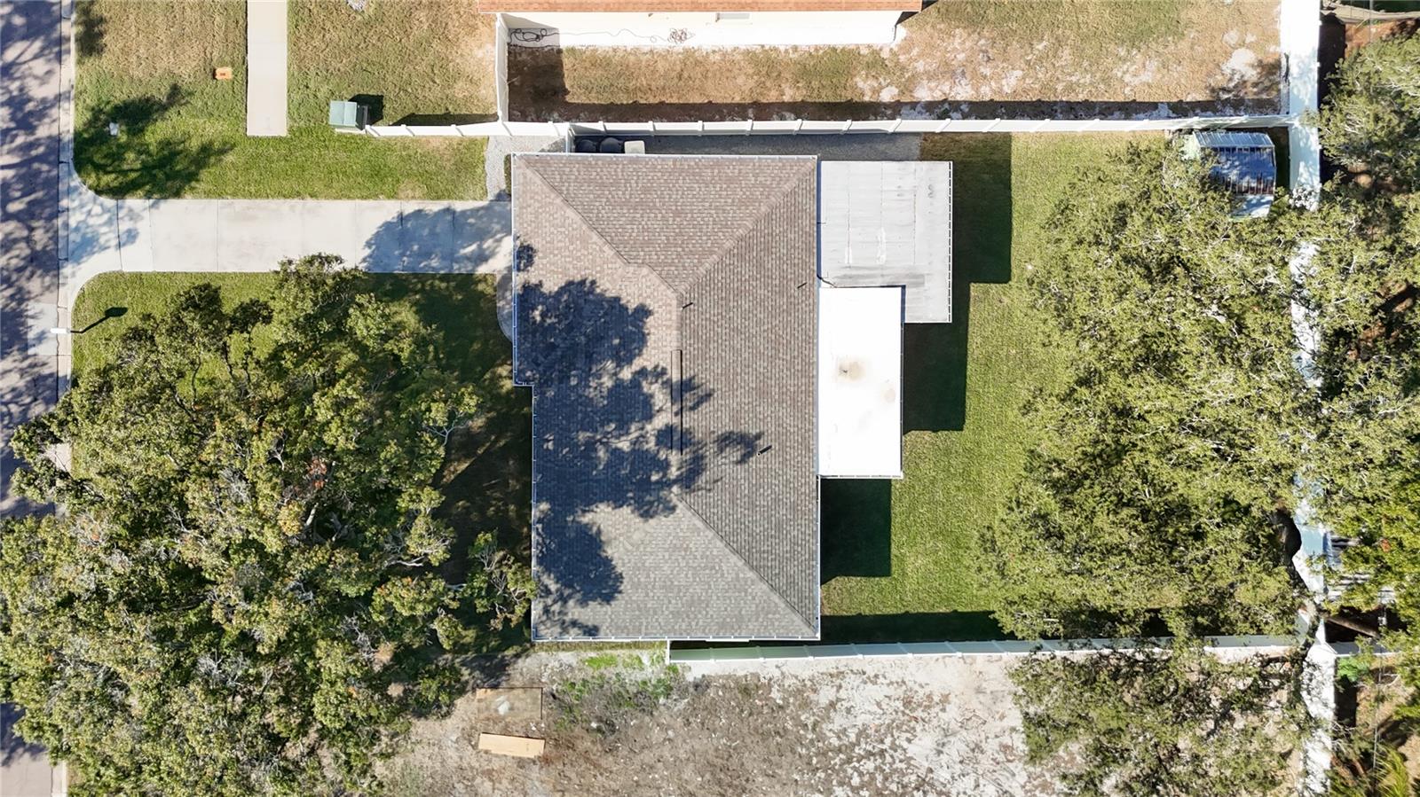 Aerial View of Complete Lot and Home