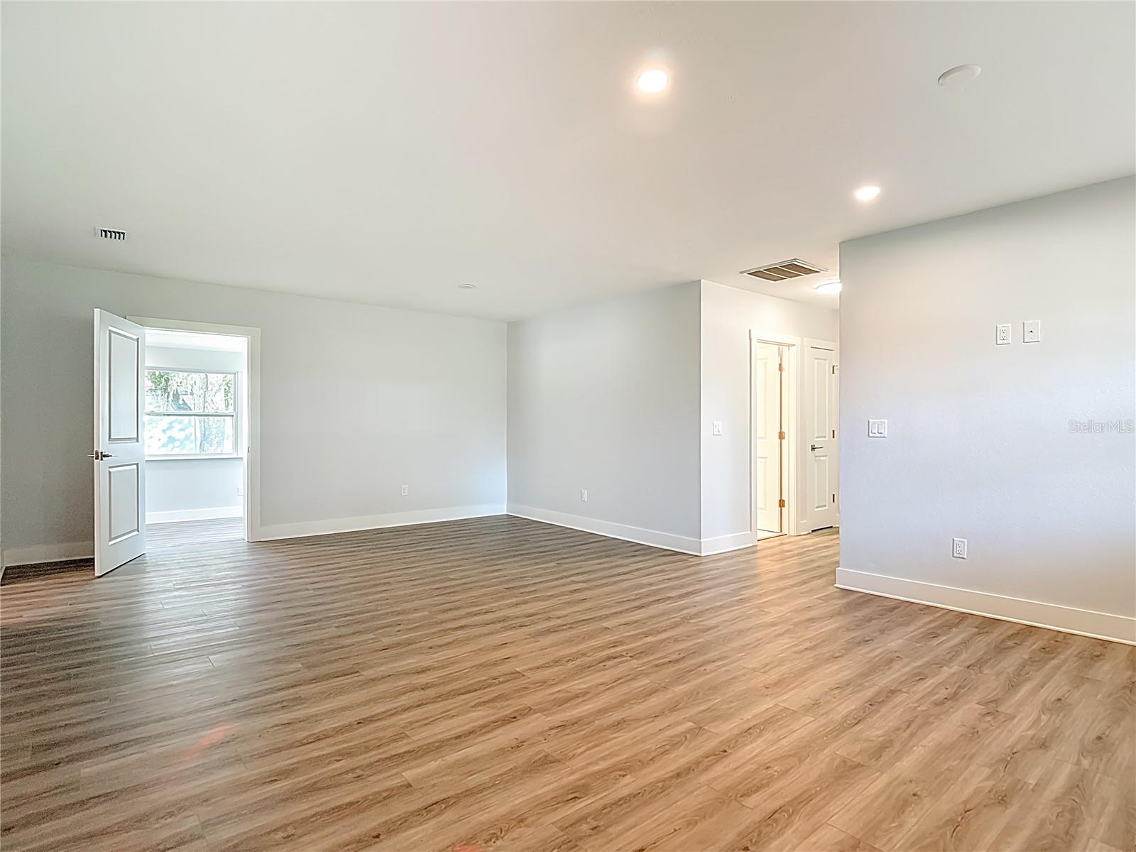 Great Room Looking Out to Office