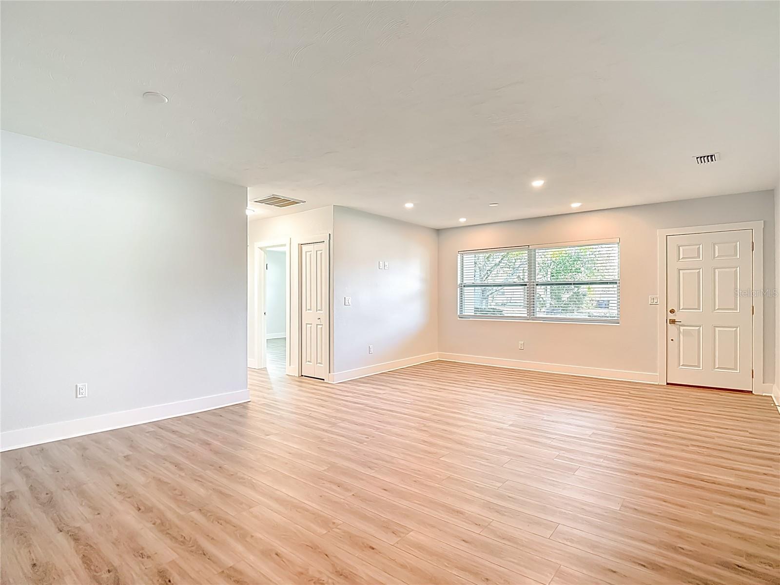 View from Dining Room to Bedrooms