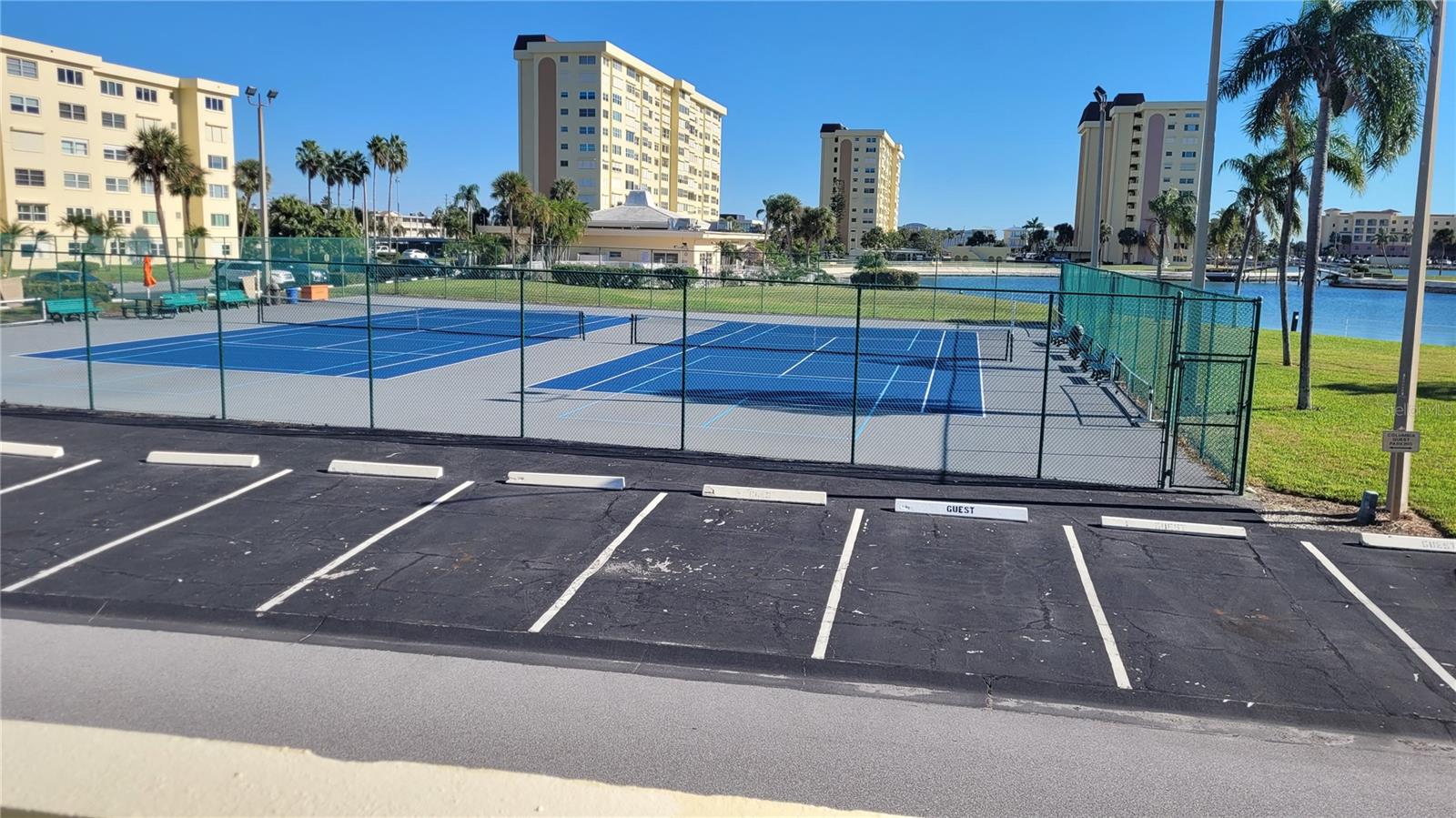 Tennis and pickleball courts