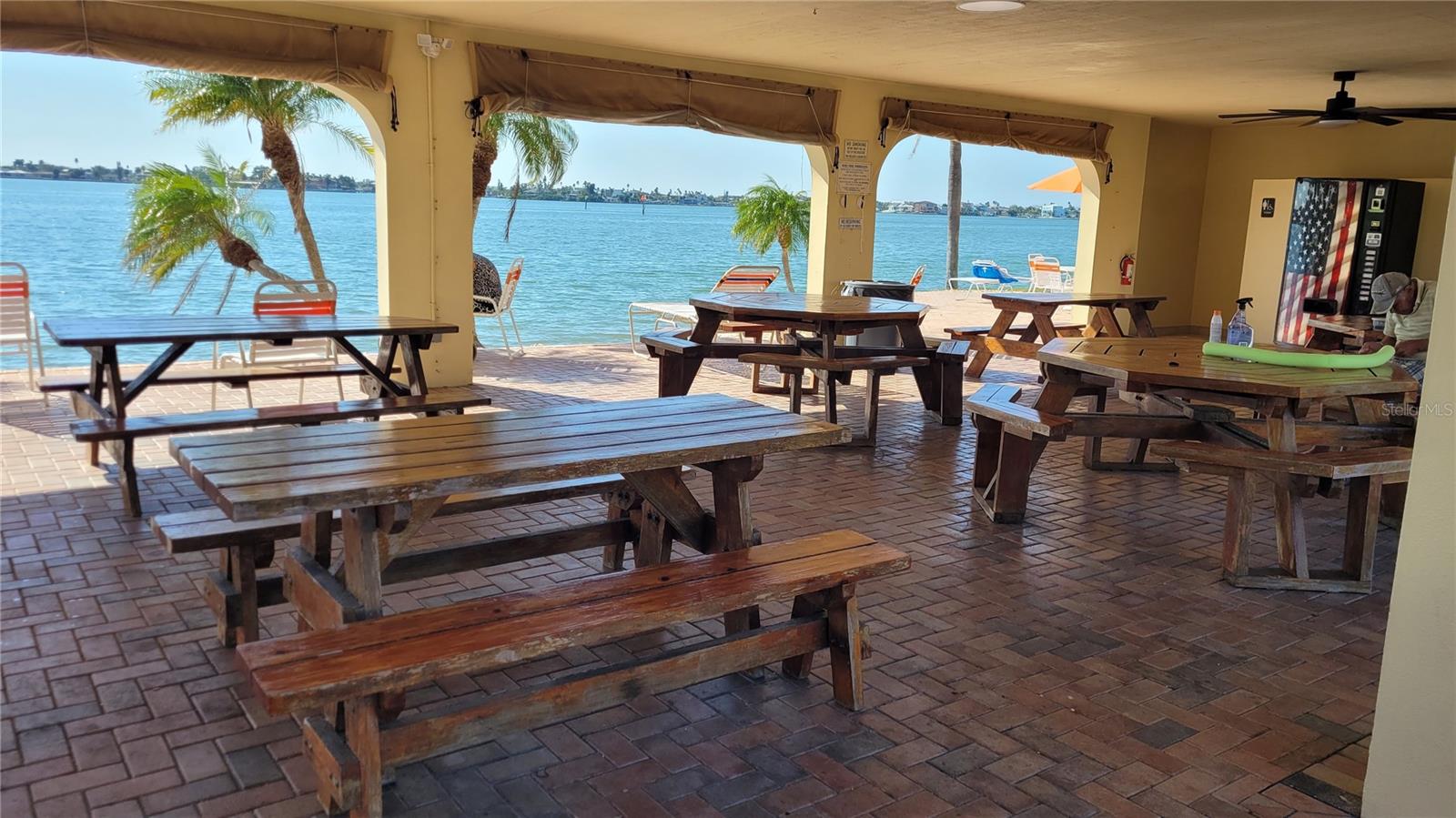 2nd pool patio/picnic area