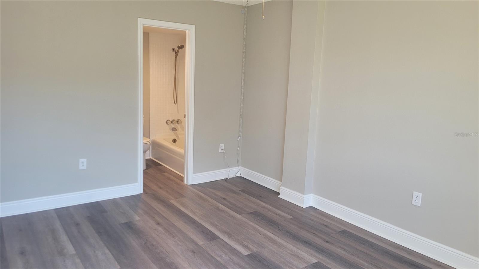 Master bedroom with ensuite bathroom