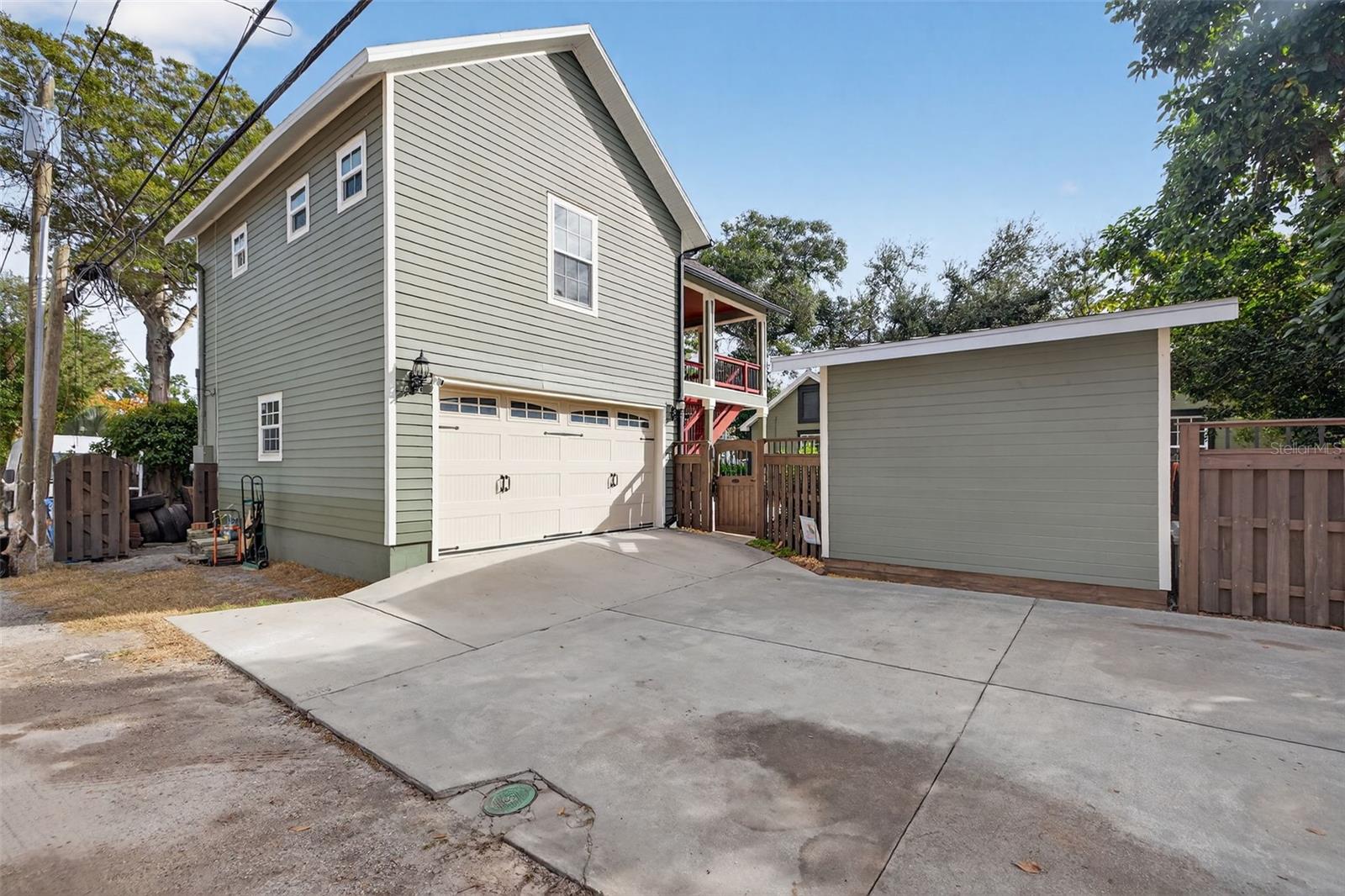 Large Parking Pad in addition to the oversized 2 car garage