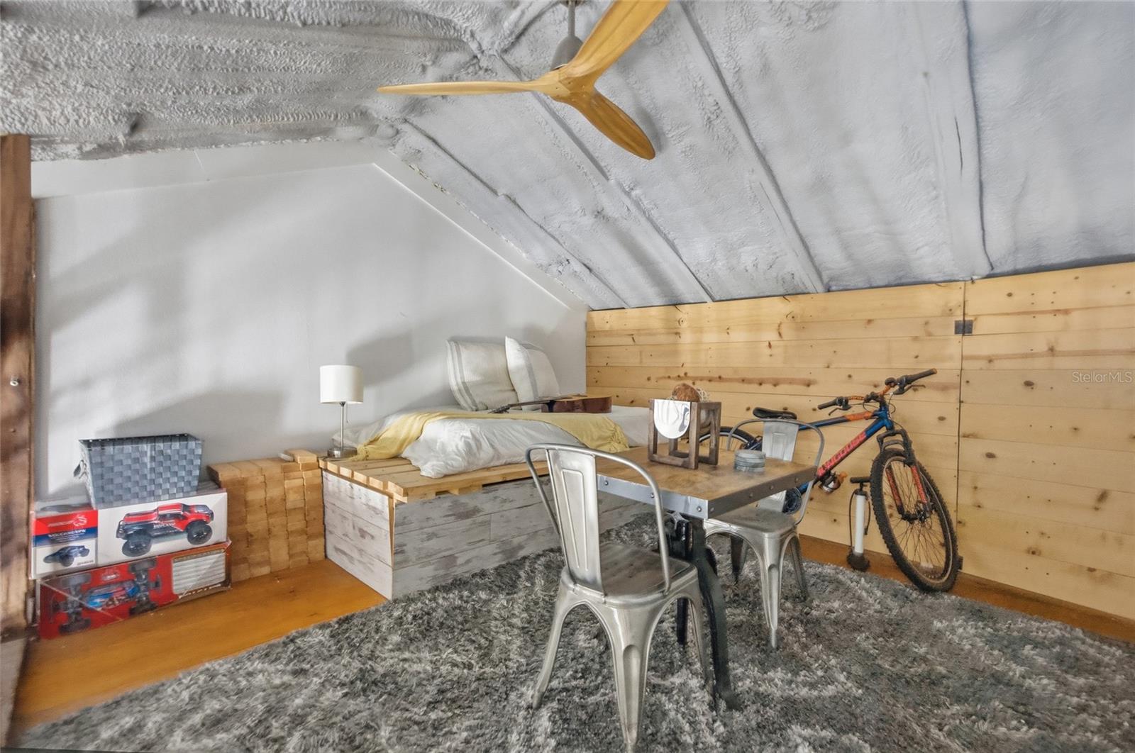 Loft in primary bedroom