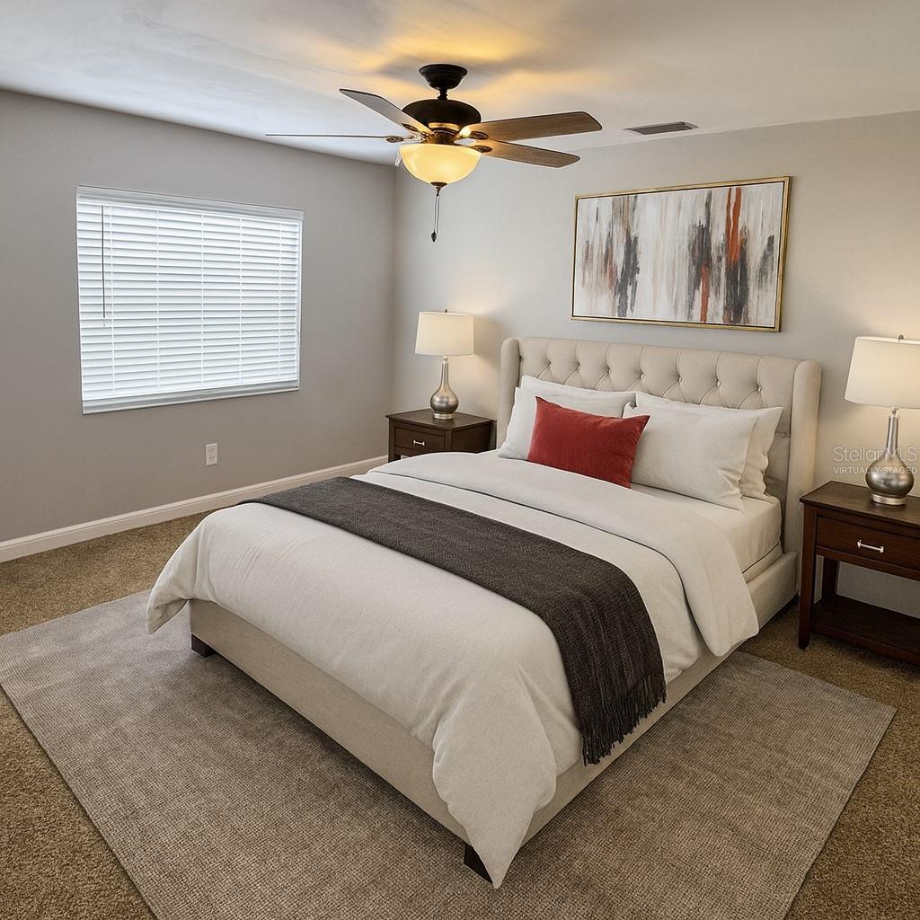 Bedroom 3 virtually staged