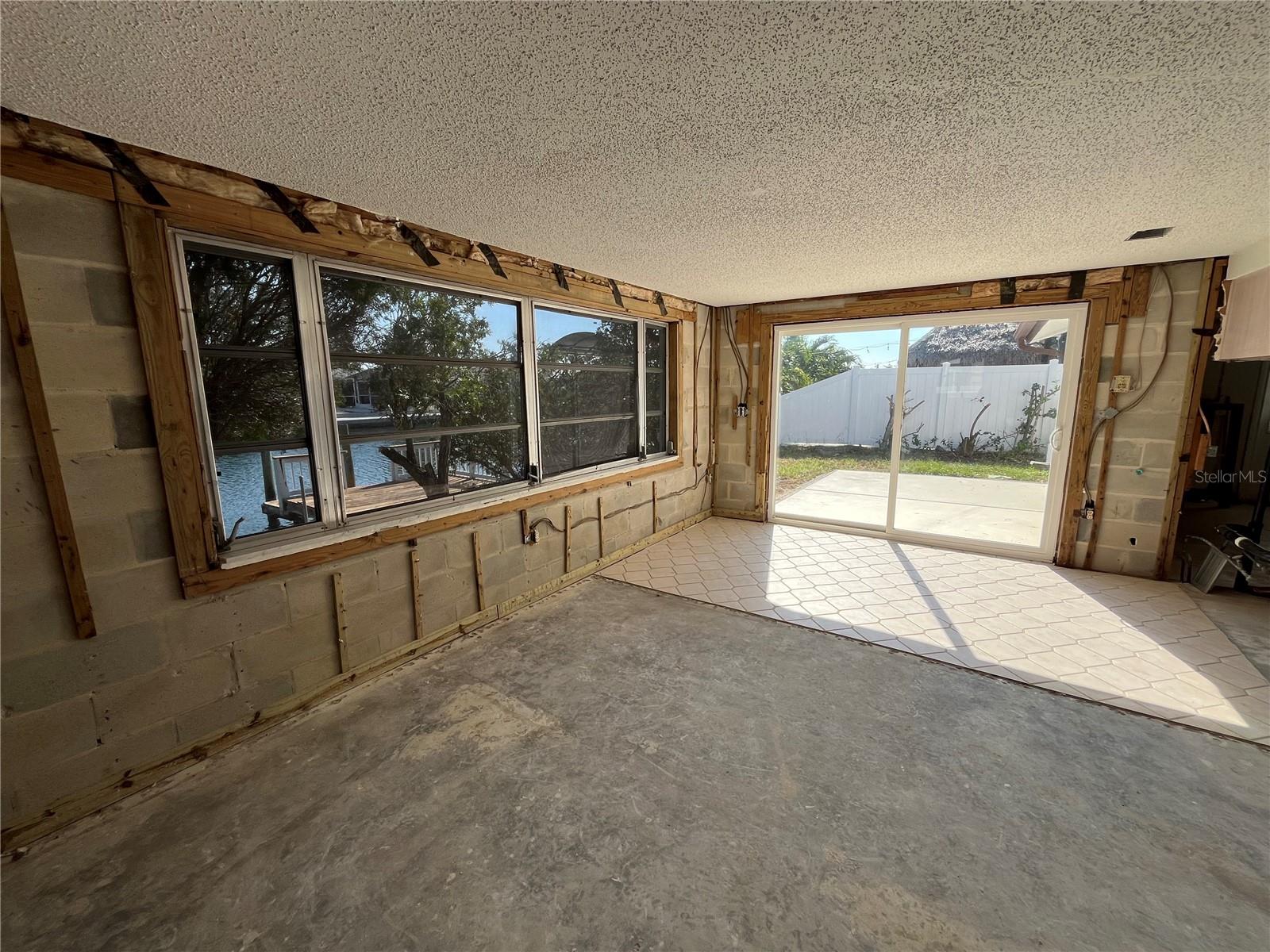 Family room/dining room