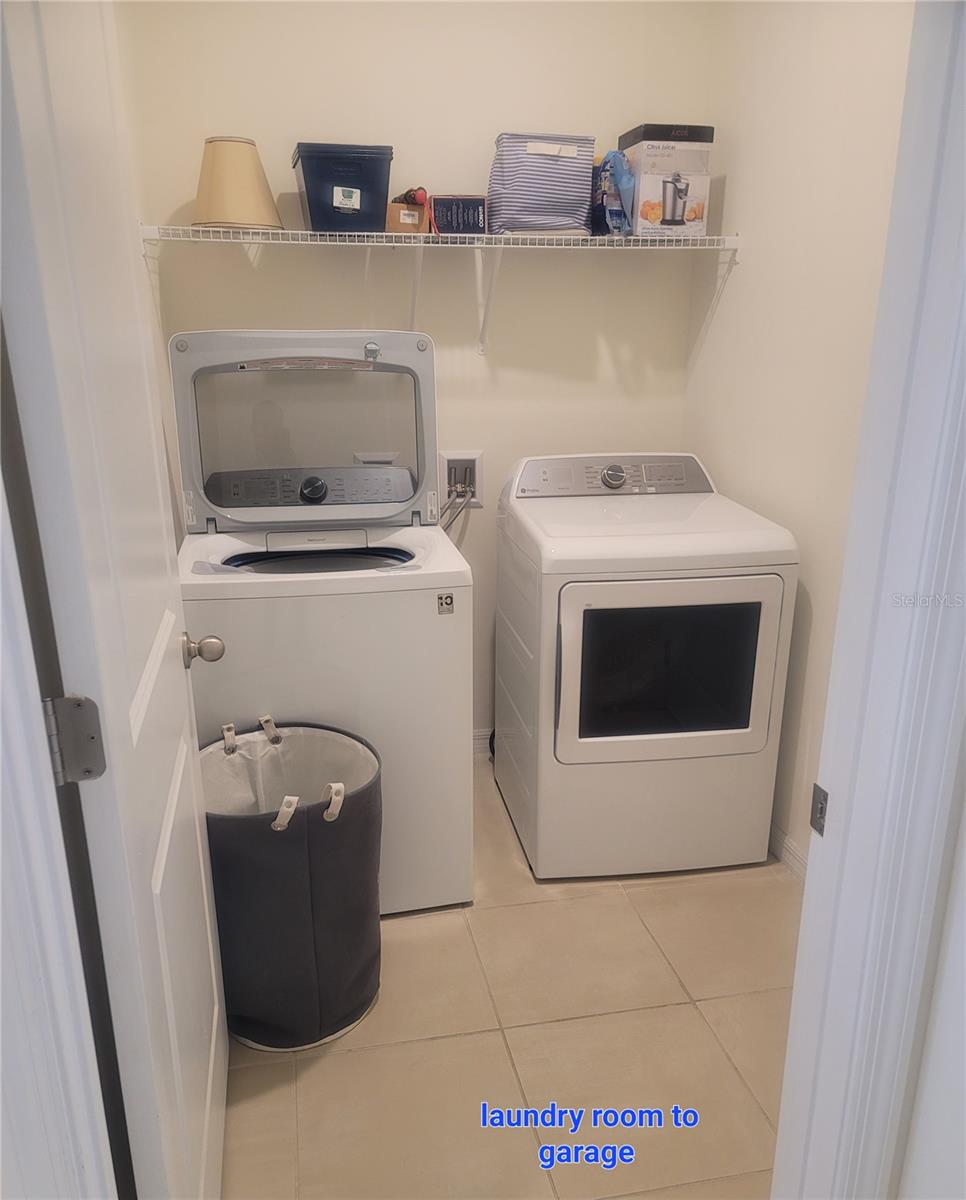 Laundry area