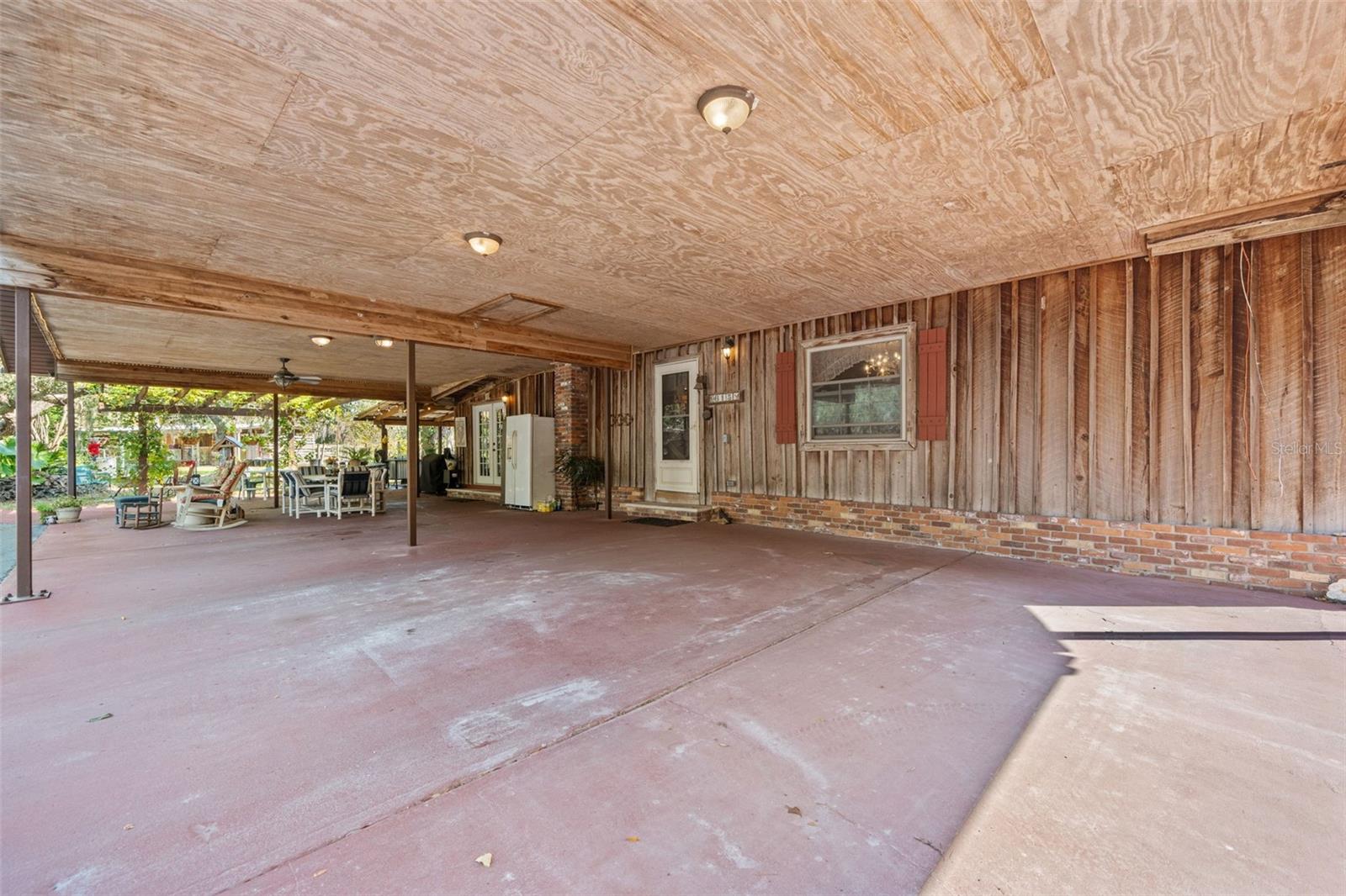 carport & side entrance