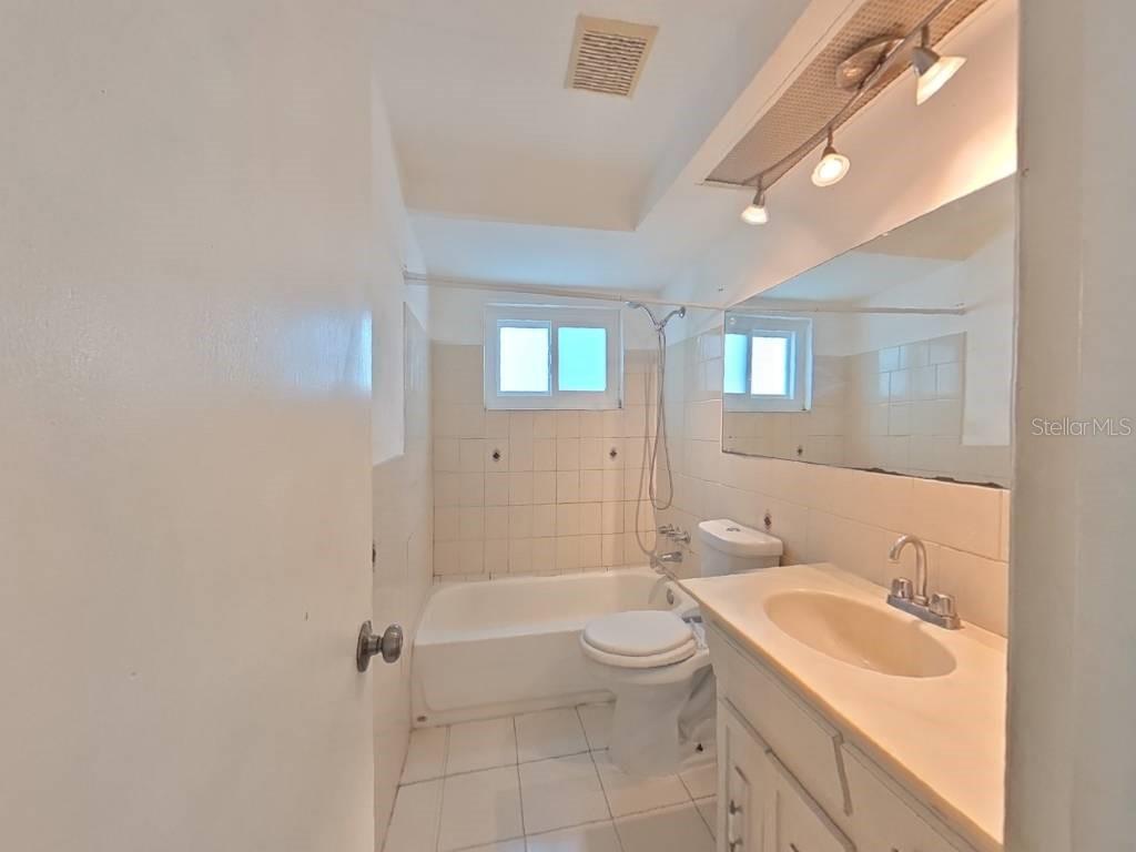 New vanity, and fixtures ready on-site to make updating a breeze