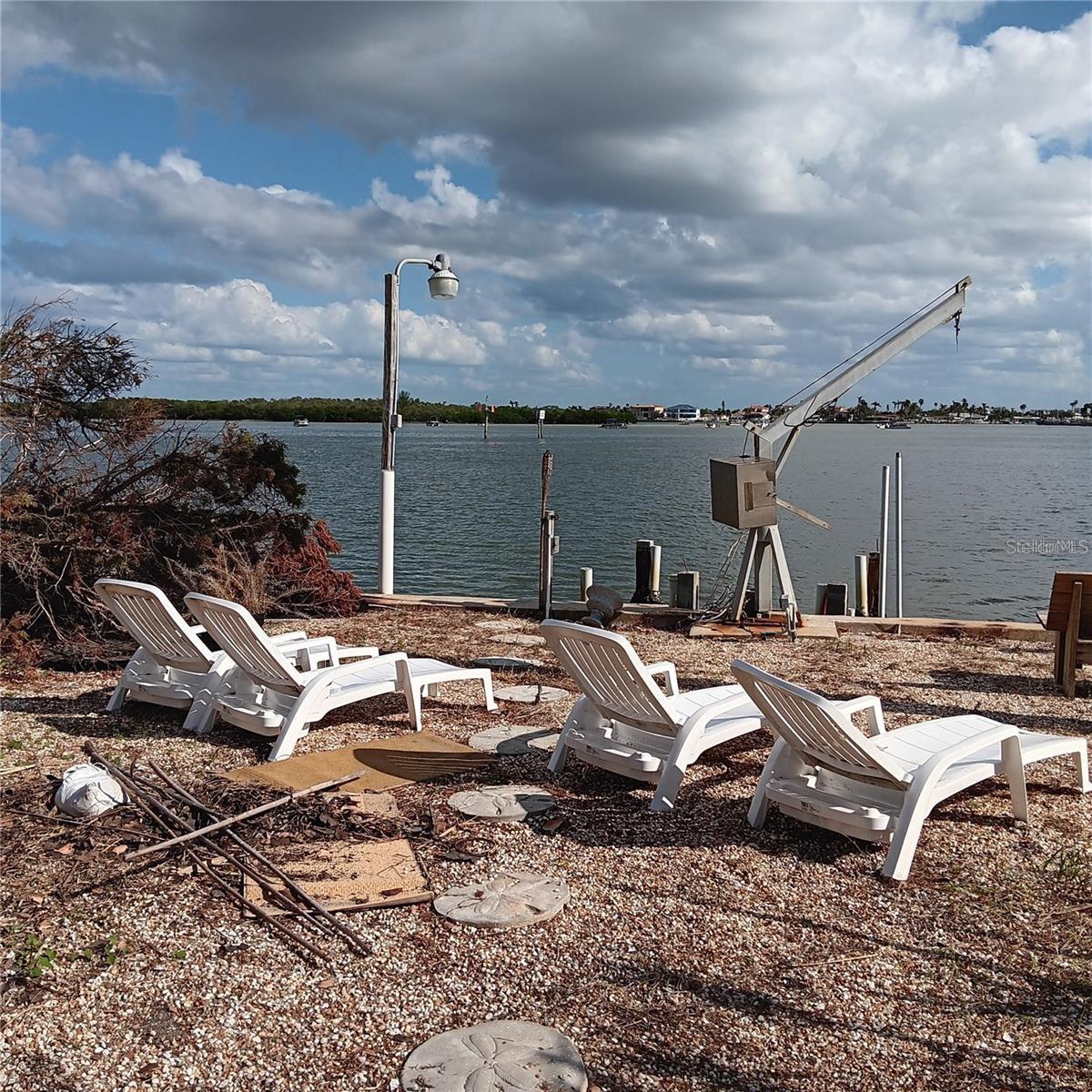 Duplex Waterview From Rear Yard Facing Johns Pass