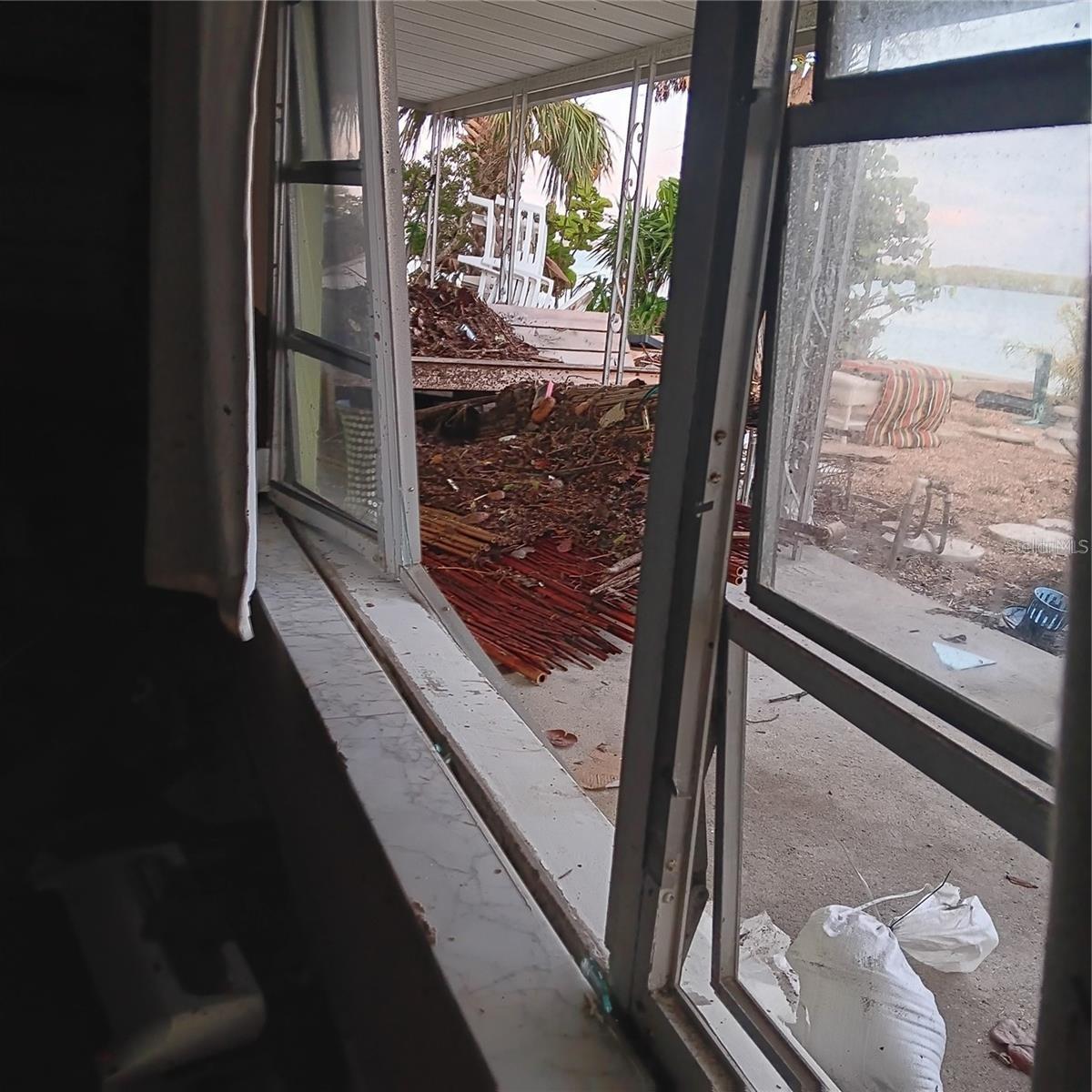 Duplex Unit #2- Picture Window in Living Room