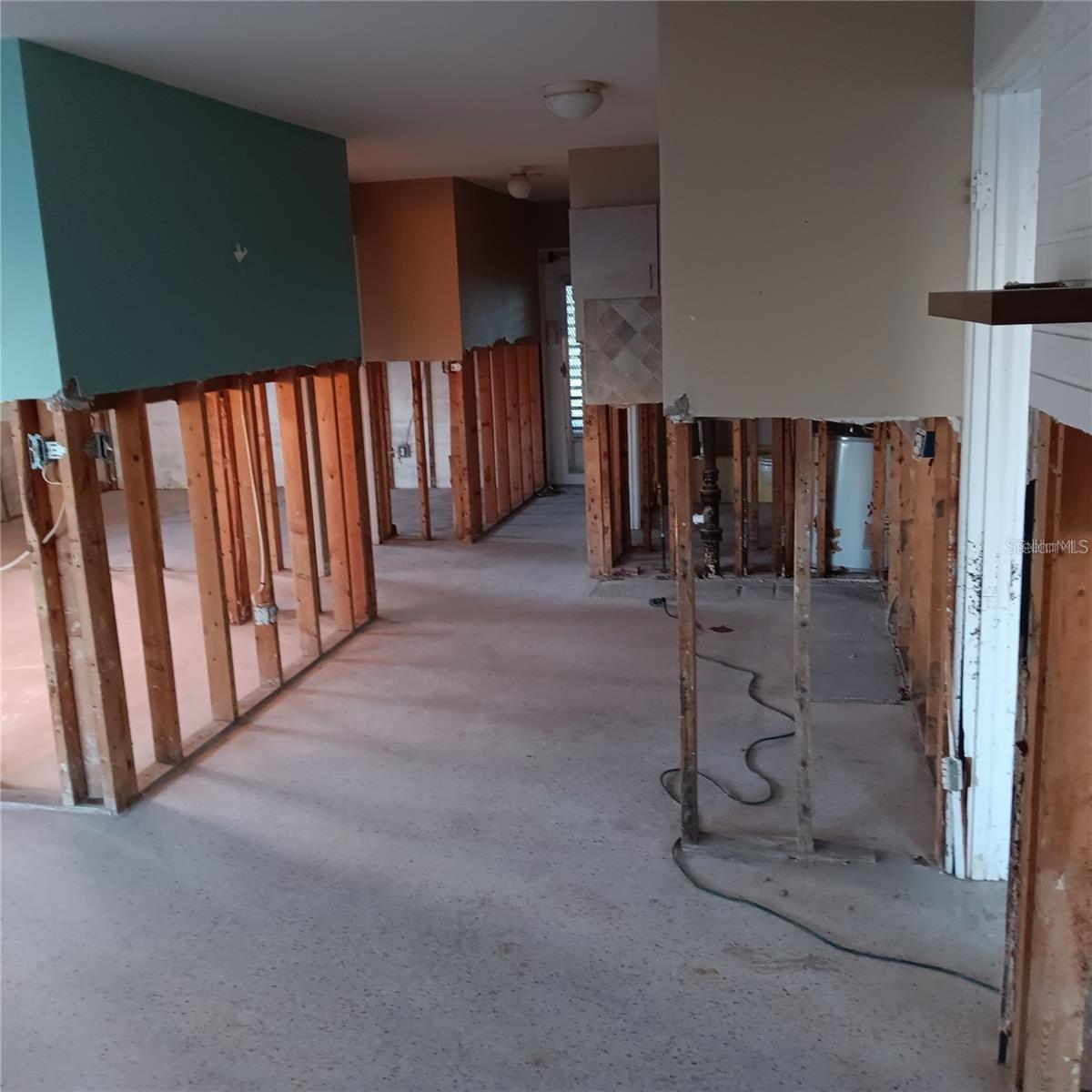 Duplex Unit #2 - Kitchen, Hall, Bath & 2 Bedrooms- Facing Front Door