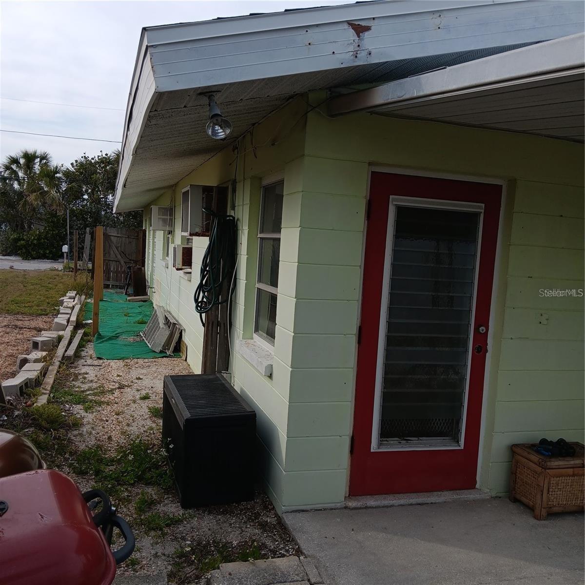 Rear and West Side Yard