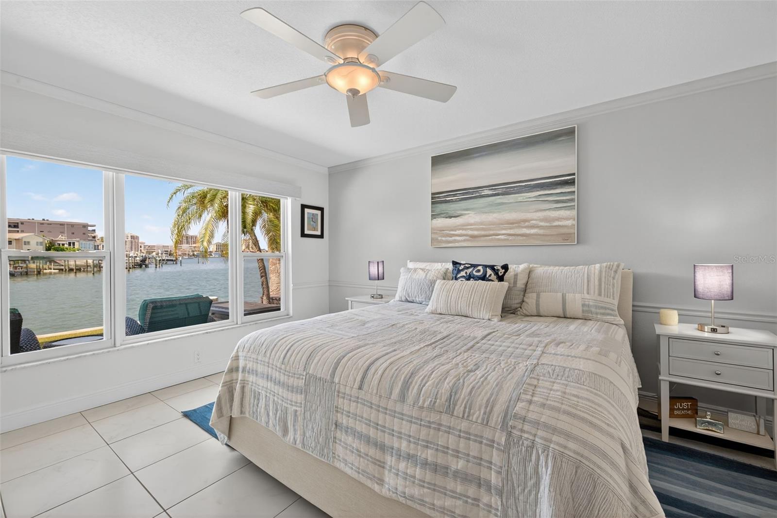 Primary bedroom with a view!