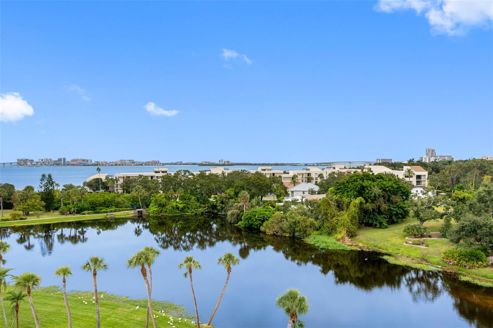 Your view from your balcony! Harolds lake & Intracoastal