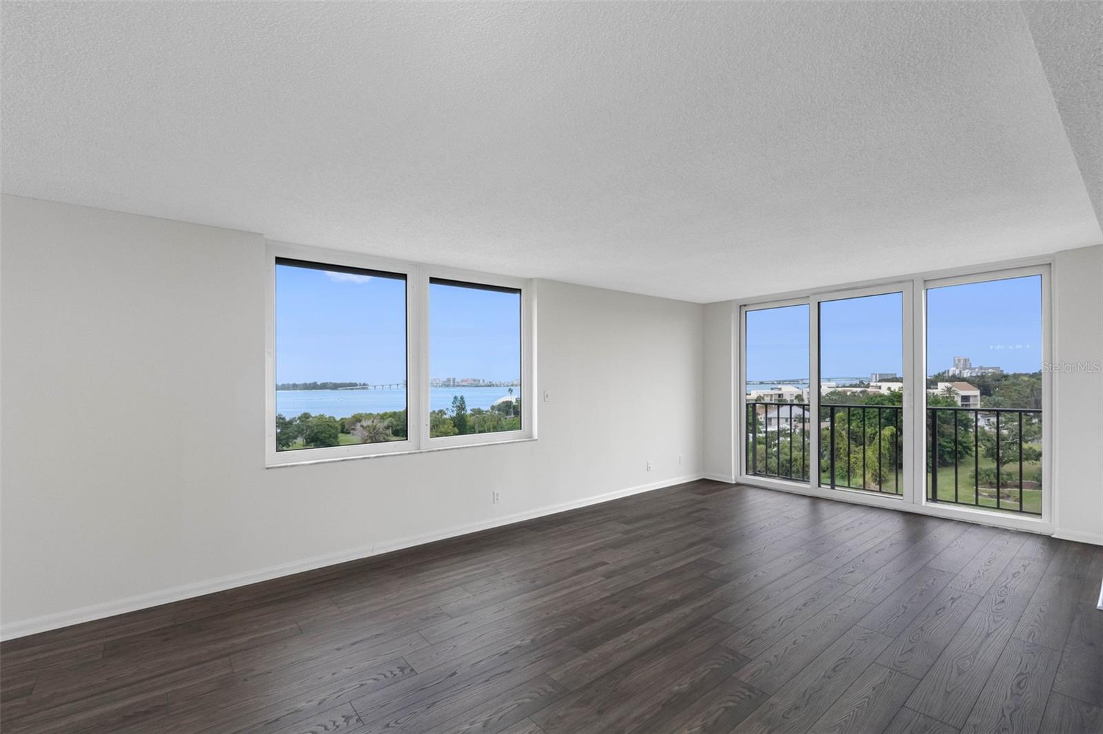 Living Room with soaring views
