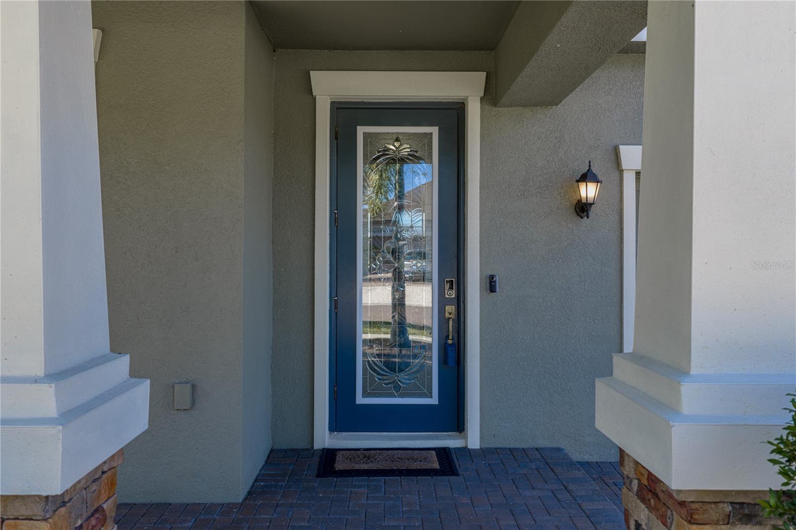 Inviting custom entrance door