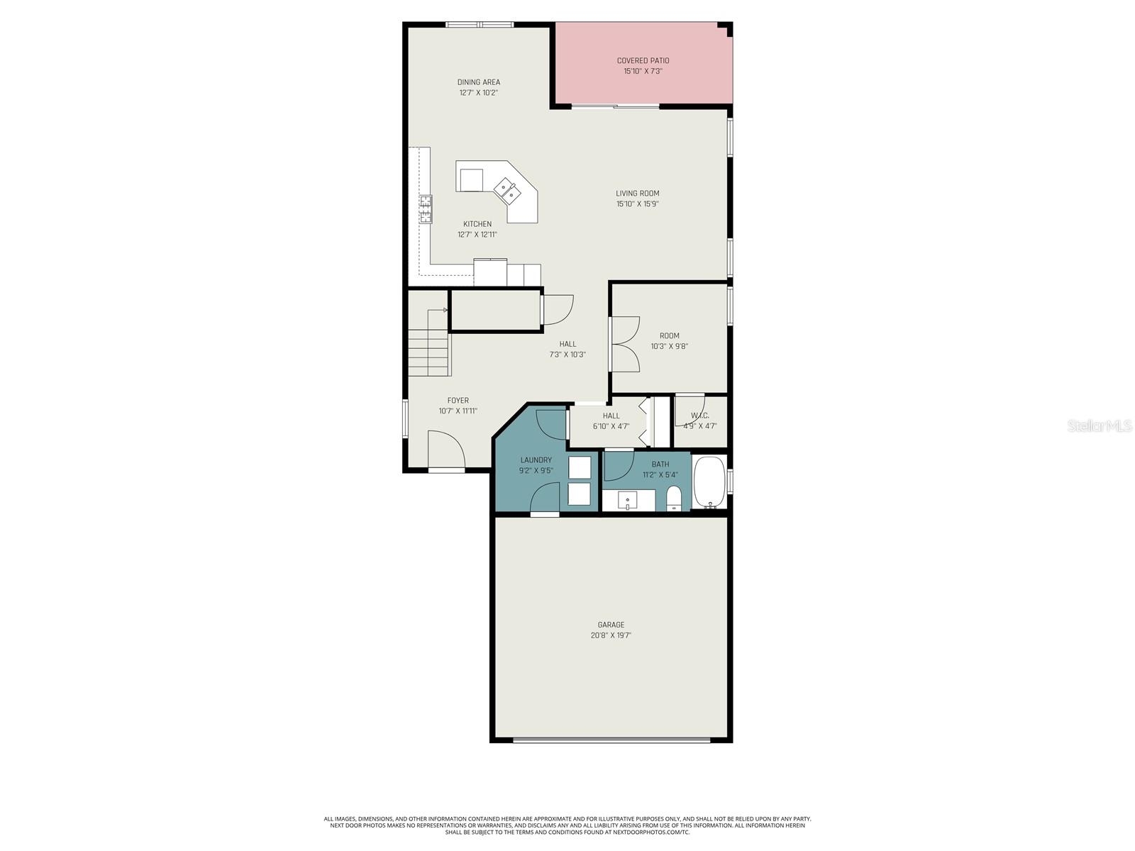 Downstairs floorplan