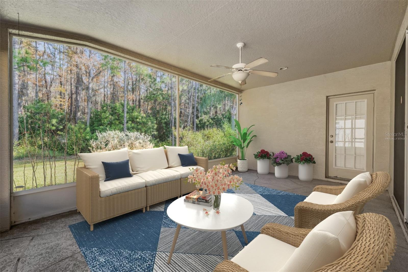 What a great place to start or end your day - with a private, tree-line conservation view! Virtually staged