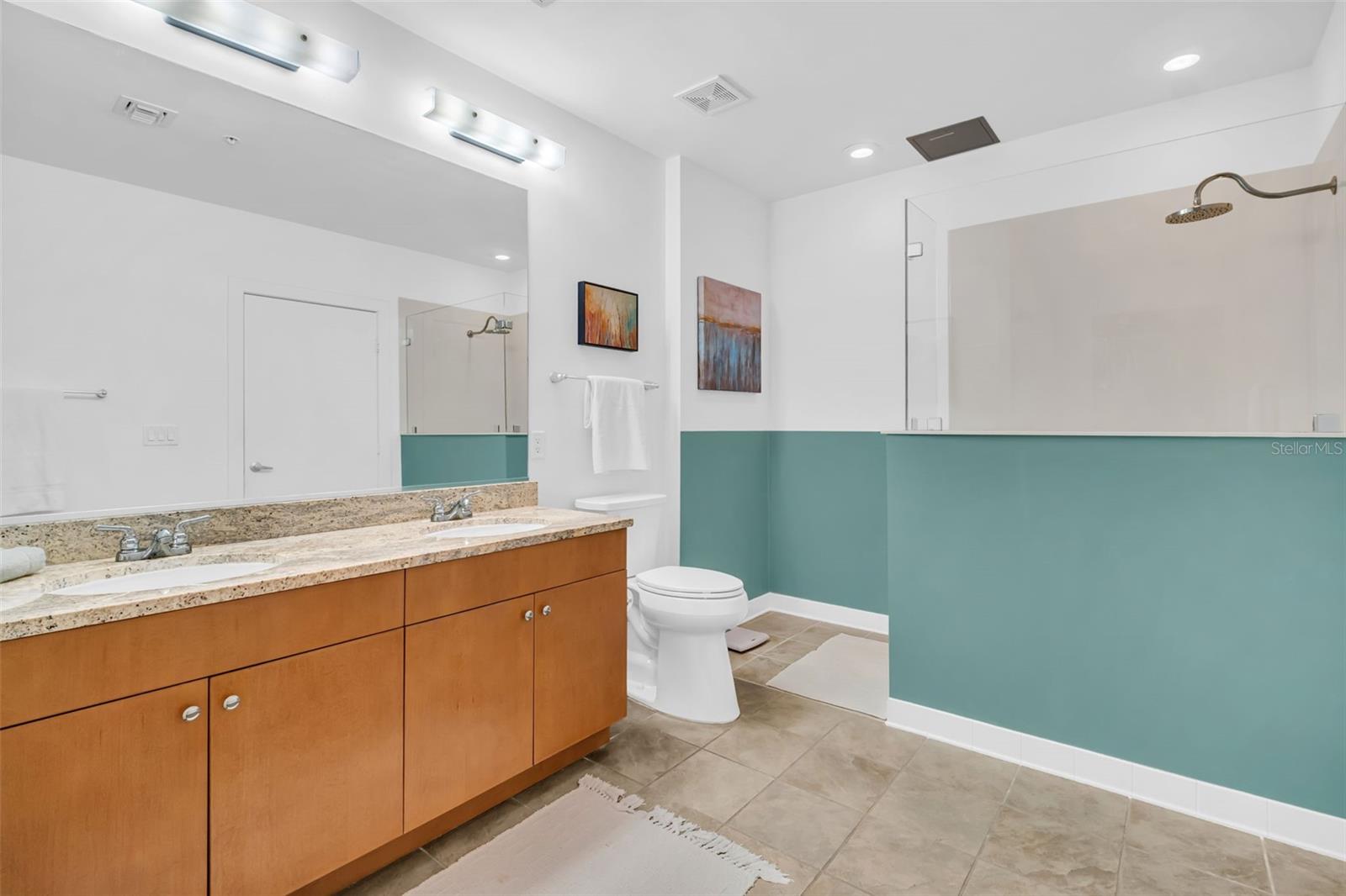 Large Walk-in Shower