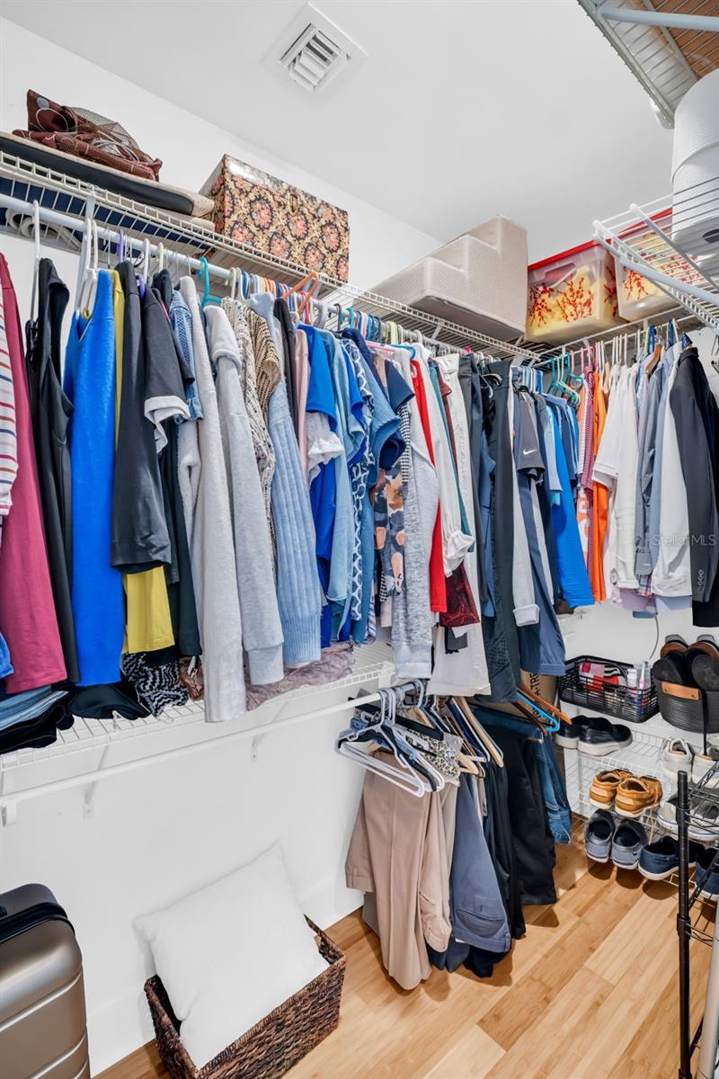 Primary Walk-In Closet