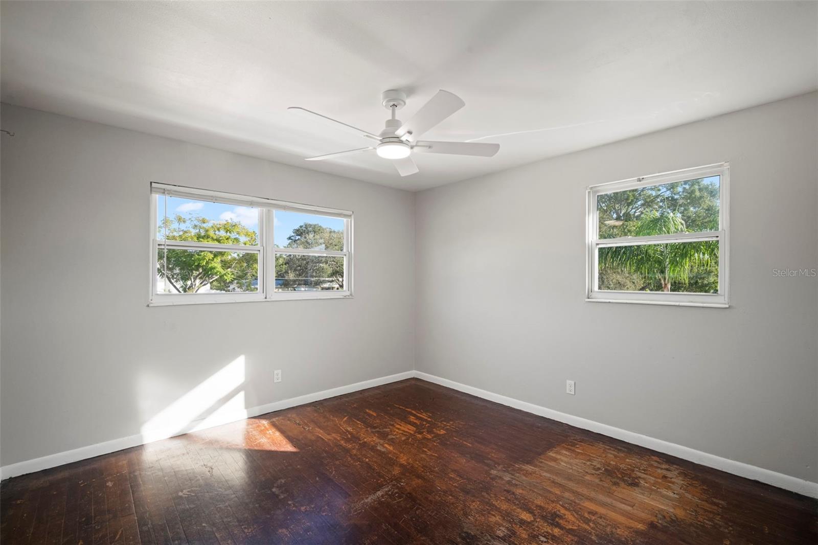 Bedroom 2 across the hall from the Master Suite.