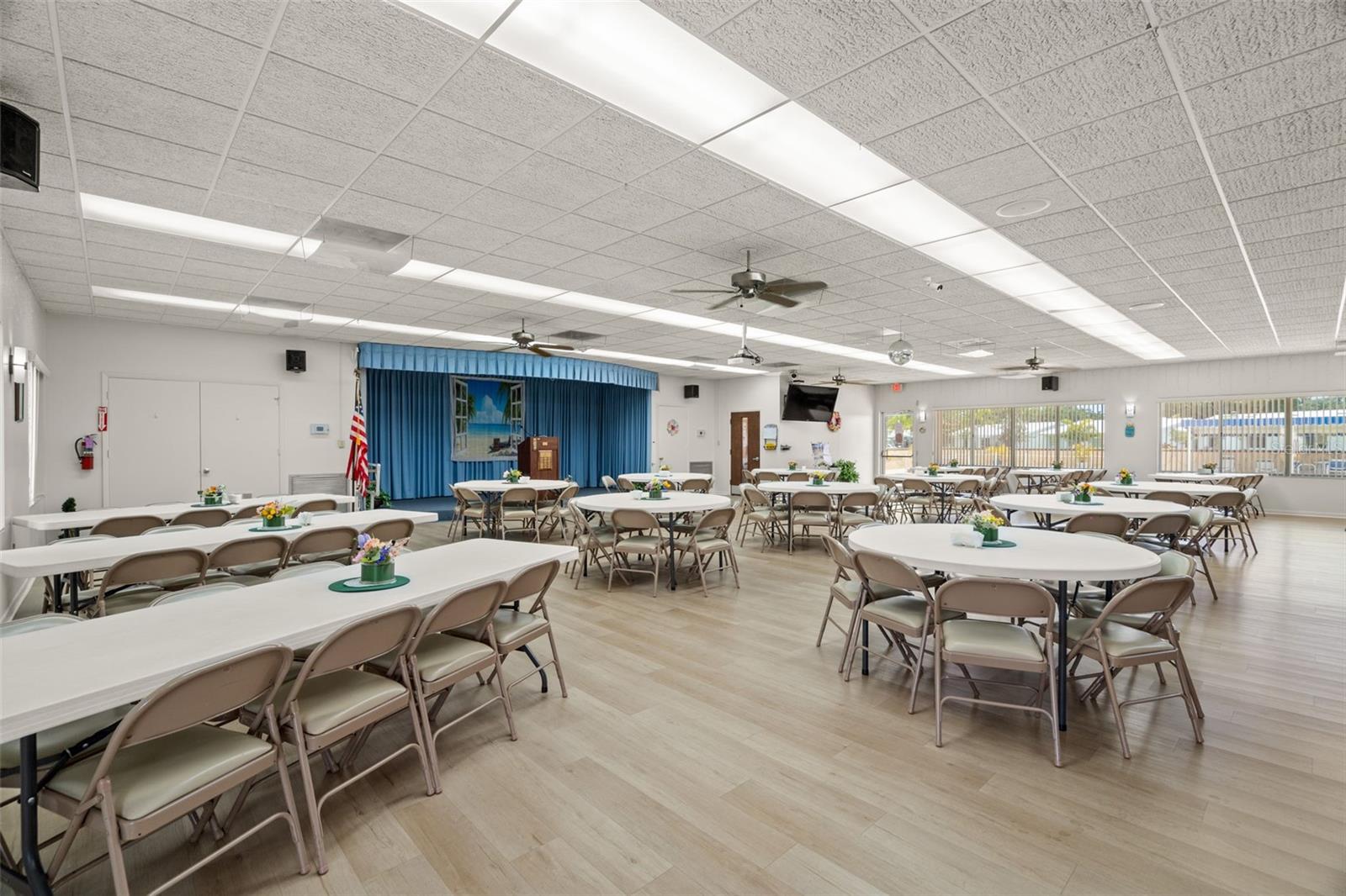 Clubhouse activity room