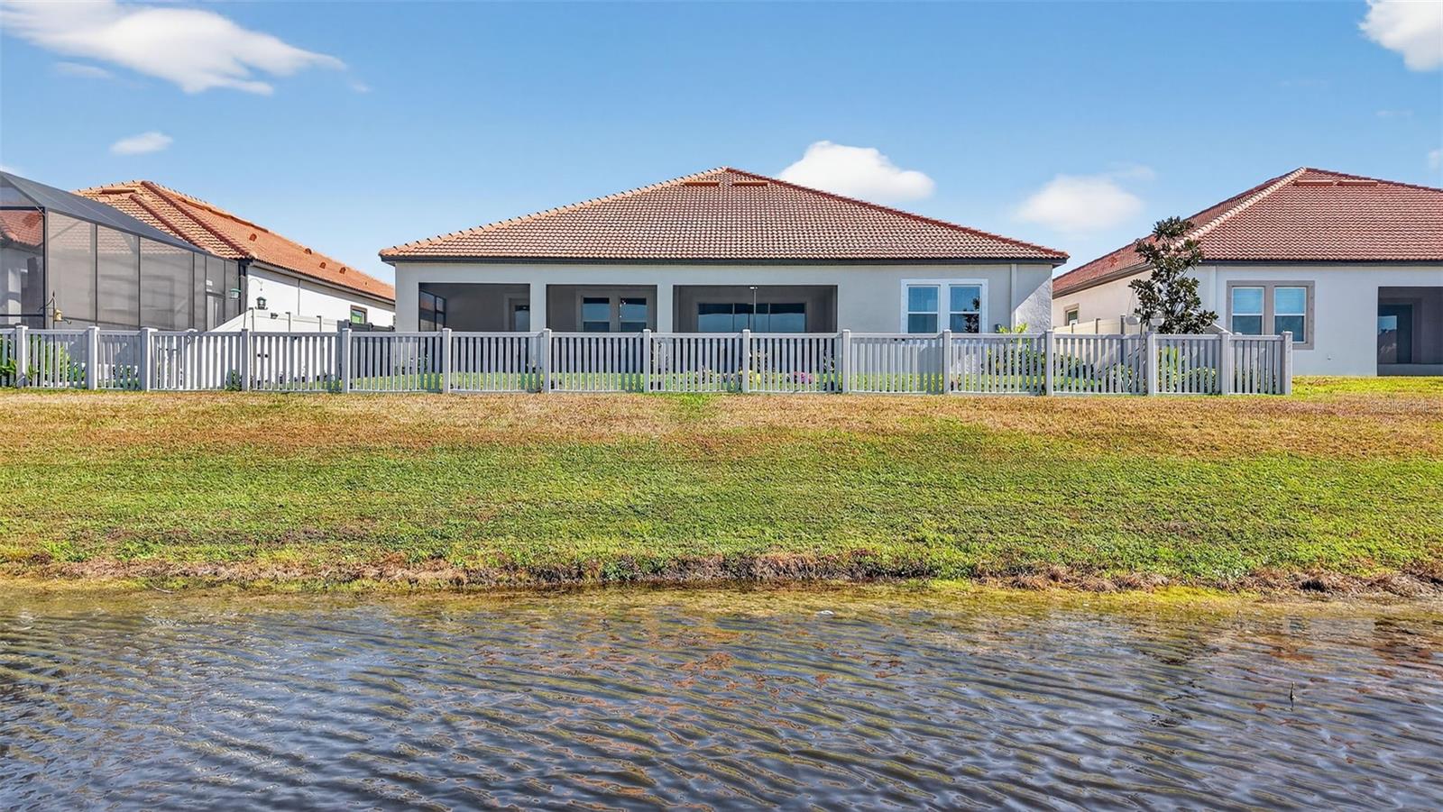 Exterior View from Pond