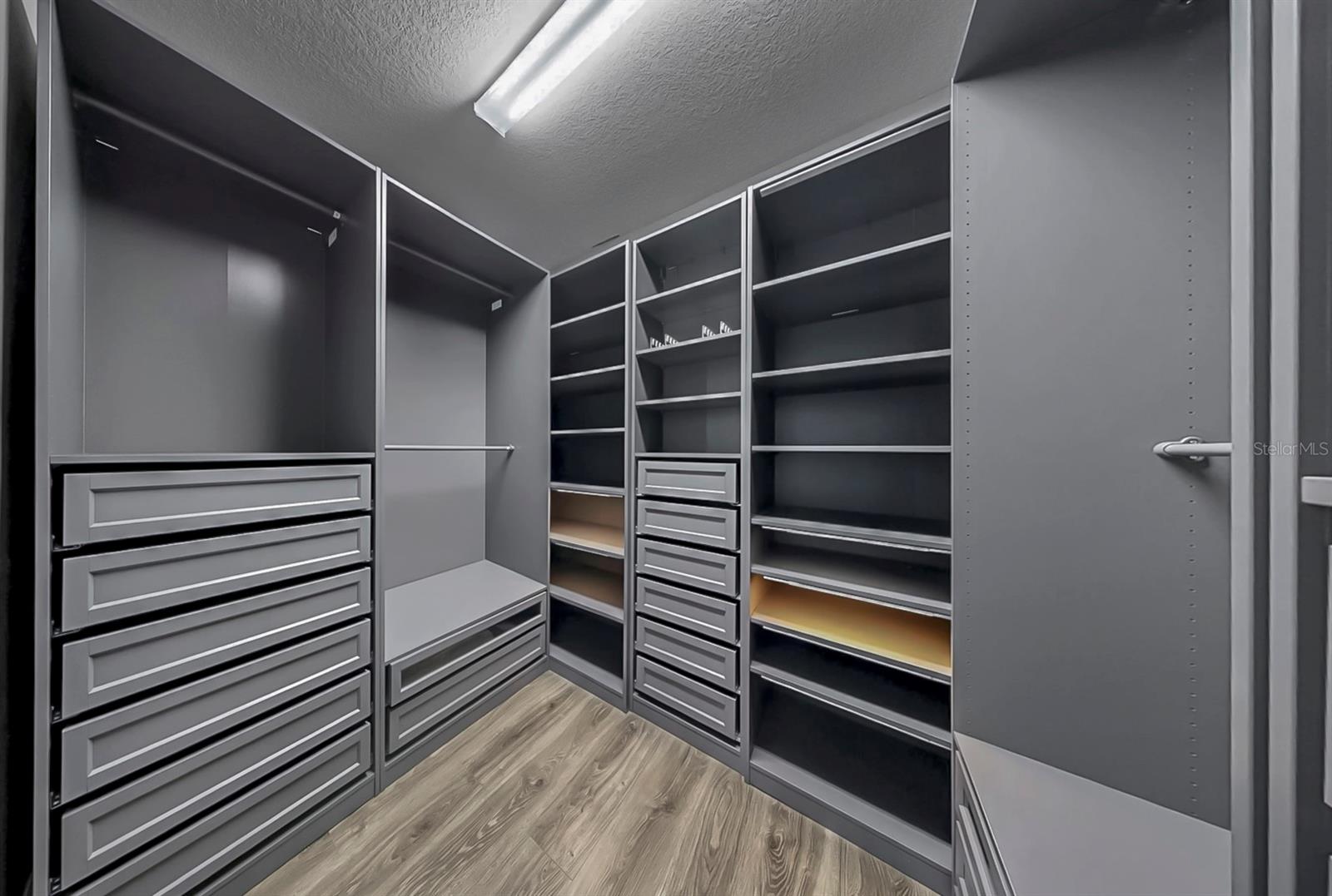 Primary Closet with Built-in